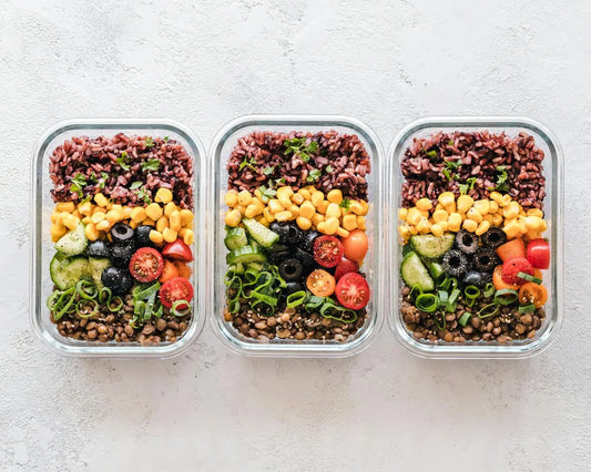 Healthy food in meal prep containers