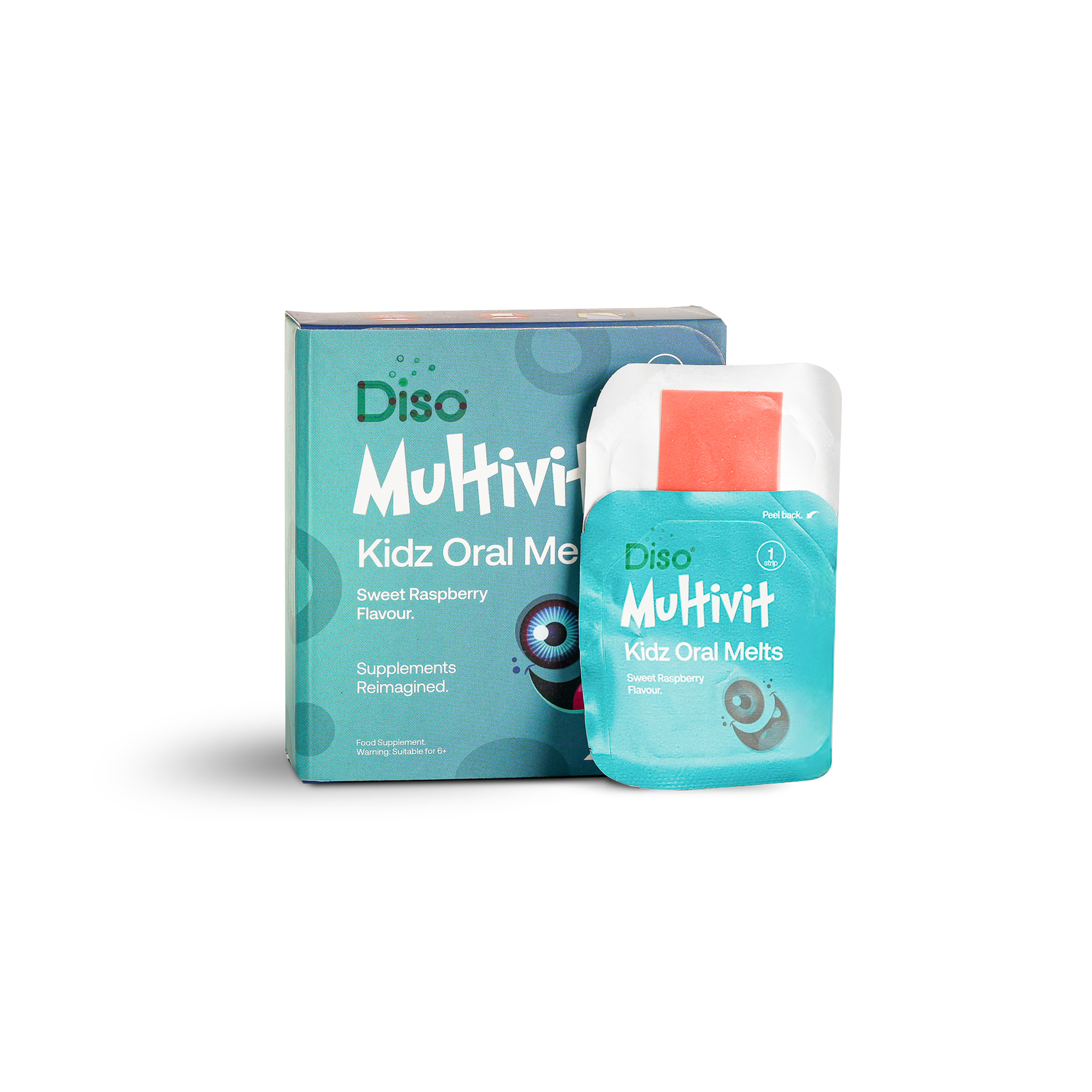 Diso® Kidz Multivitamin Supplement | Raspberry | Daily Vitality