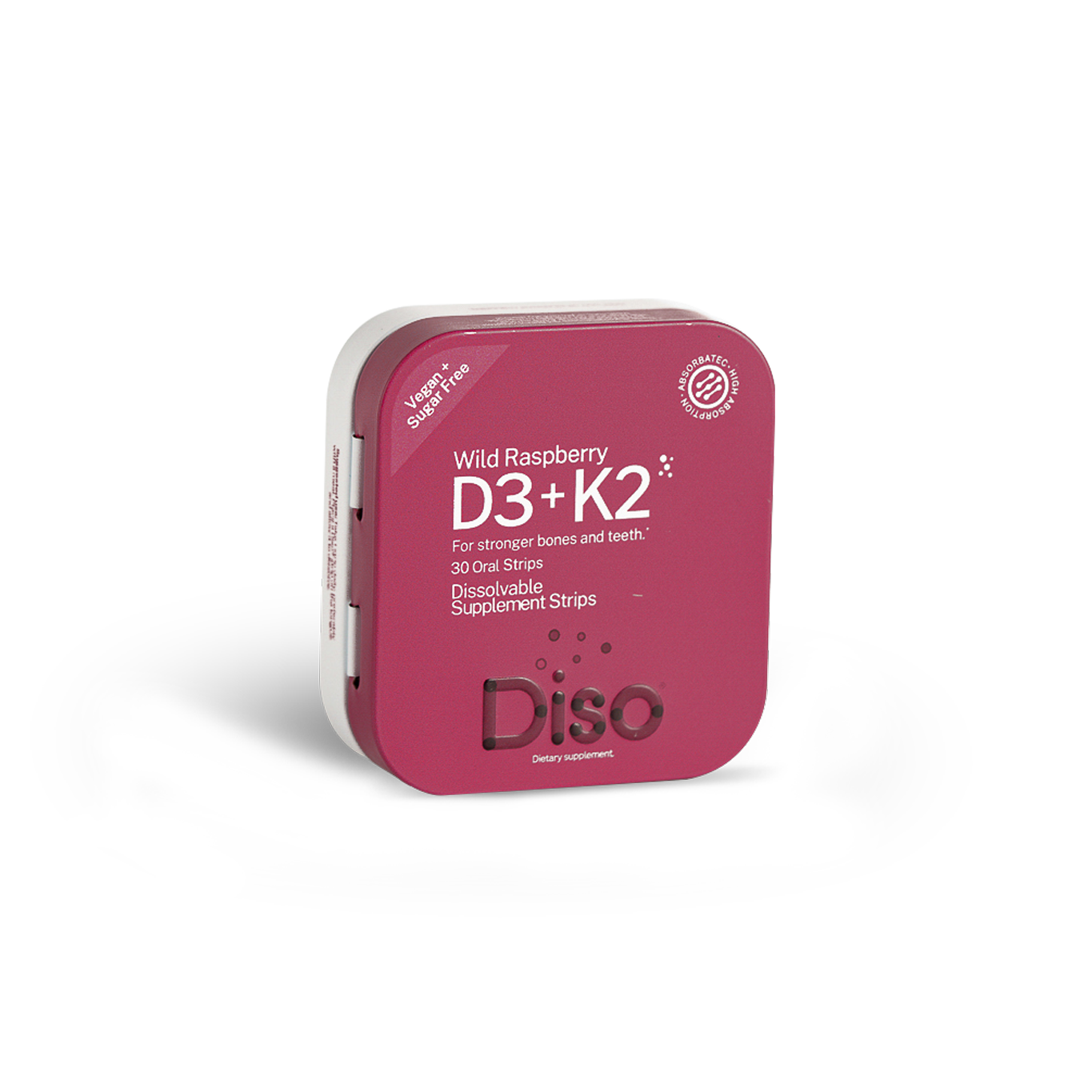 Diso® D3+K2 Supplement | Raspberry | Strength