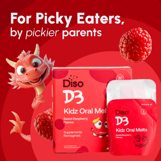 Diso® Kidz D3 Supplement | Raspberry | Strength