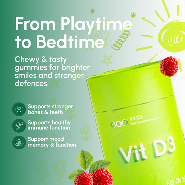 OQO KIDS Vitamin D3 Gummies