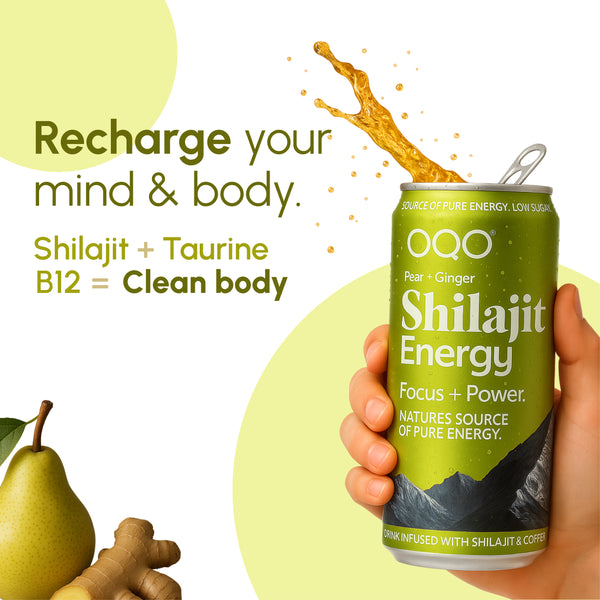 OQO Shilajit – Pear & Ginger Energy
