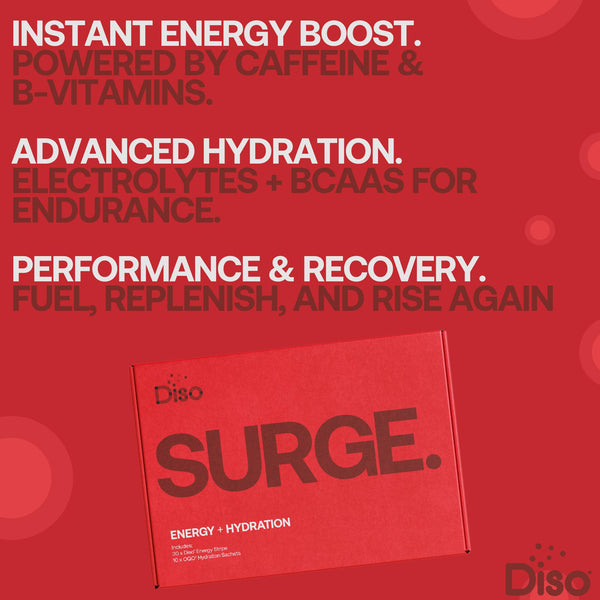 DISO SURGE Bundle – Energy strips and Hydration blends - £35.99