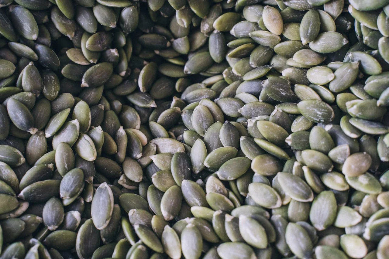 Magnesium rich pumpkin seeds