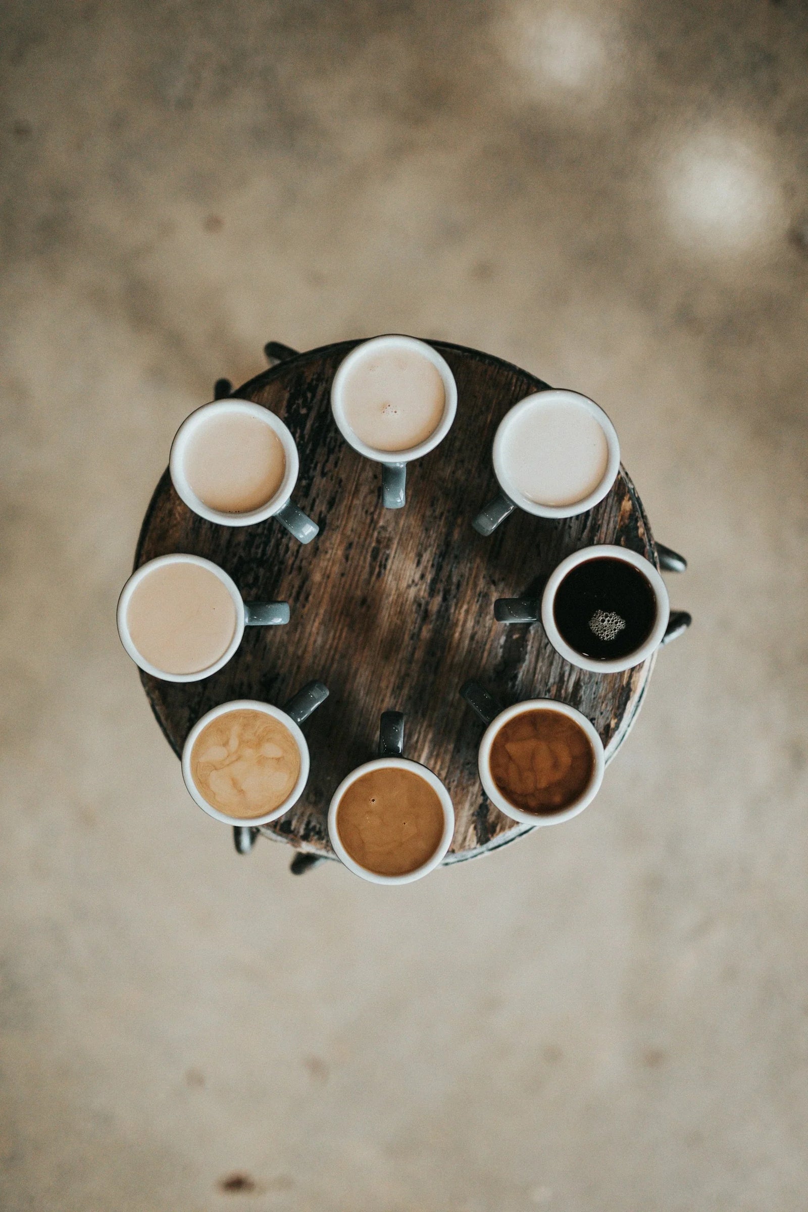 Multiple cups of coffee and tea - Caffeine