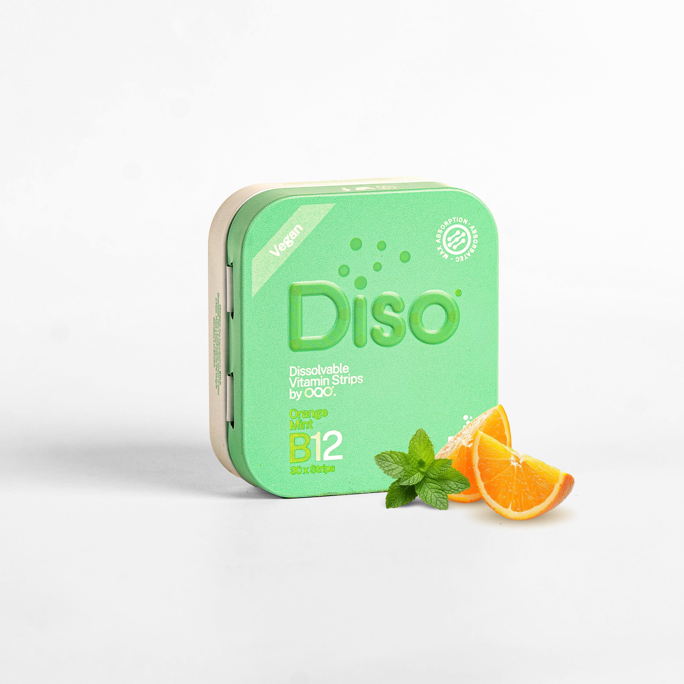 Diso® B12 Vitamin Supplement | Orange & Mint | All Day Energy