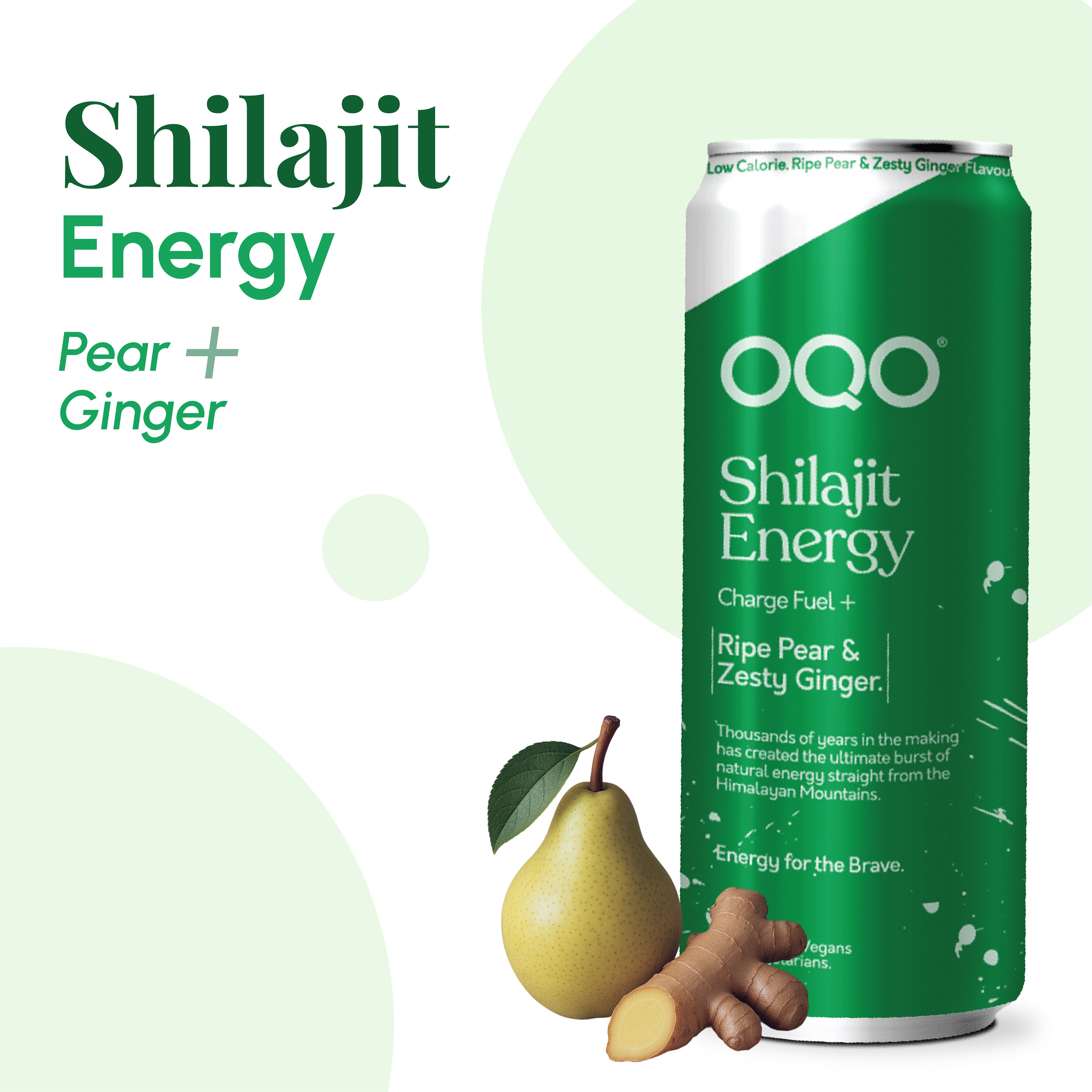 OQO Shilajit – Pear & Ginger Energy