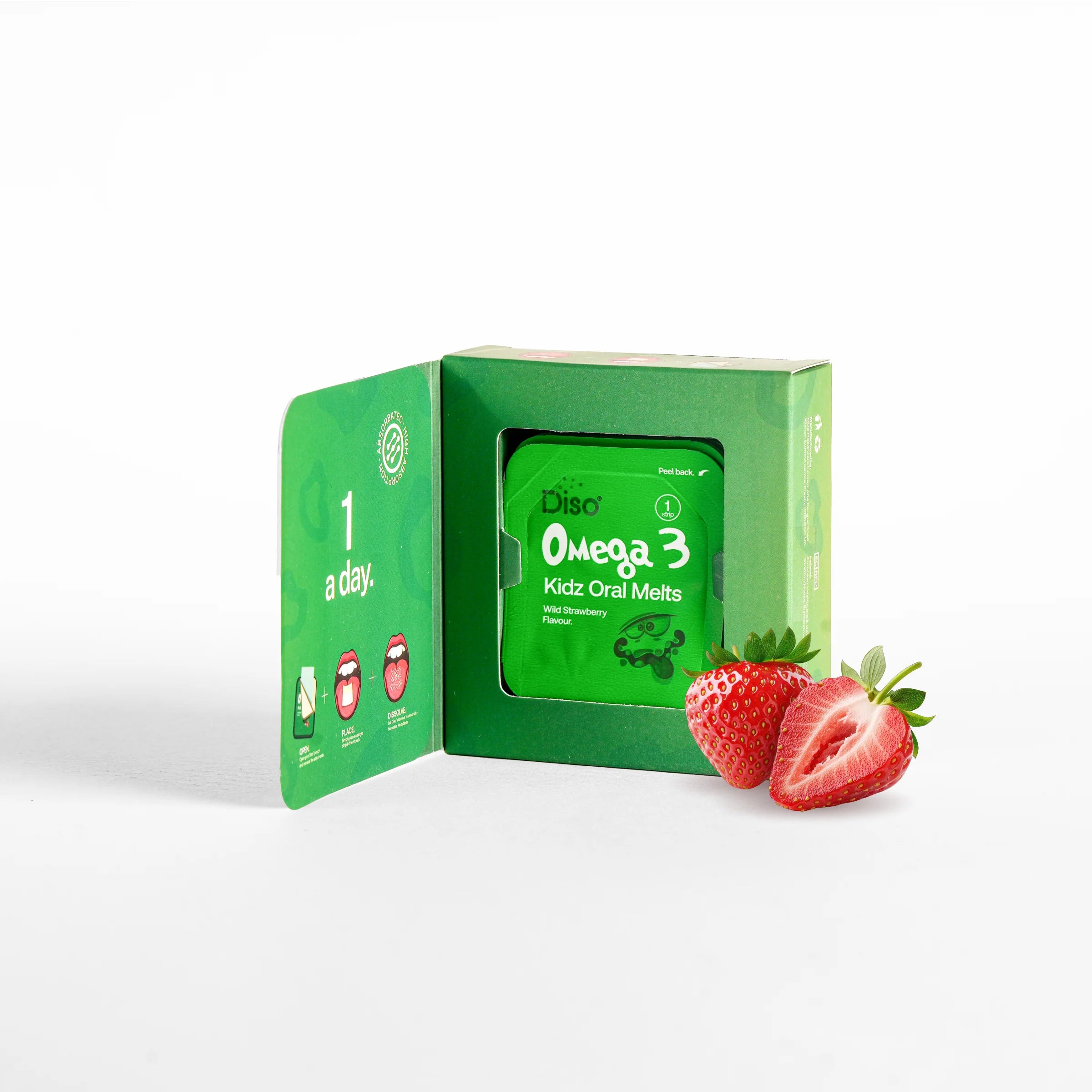 Diso® Kidz Omega 3 Supplement | Brain Function | Strawberry