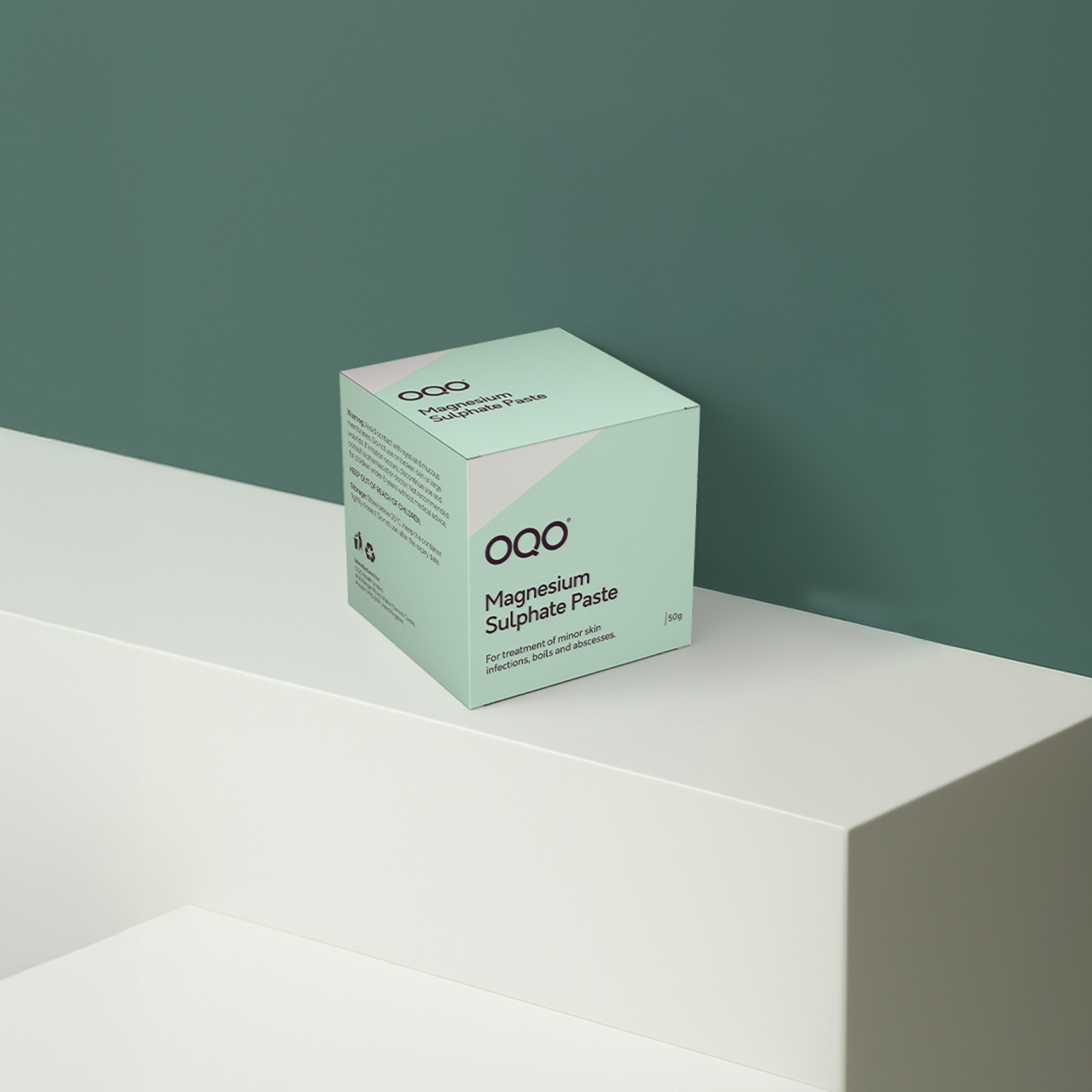 OQO Magnesium Sulphate Paste 50g – Drawing Paste for Boils, Splinters & Minor Skin Infections