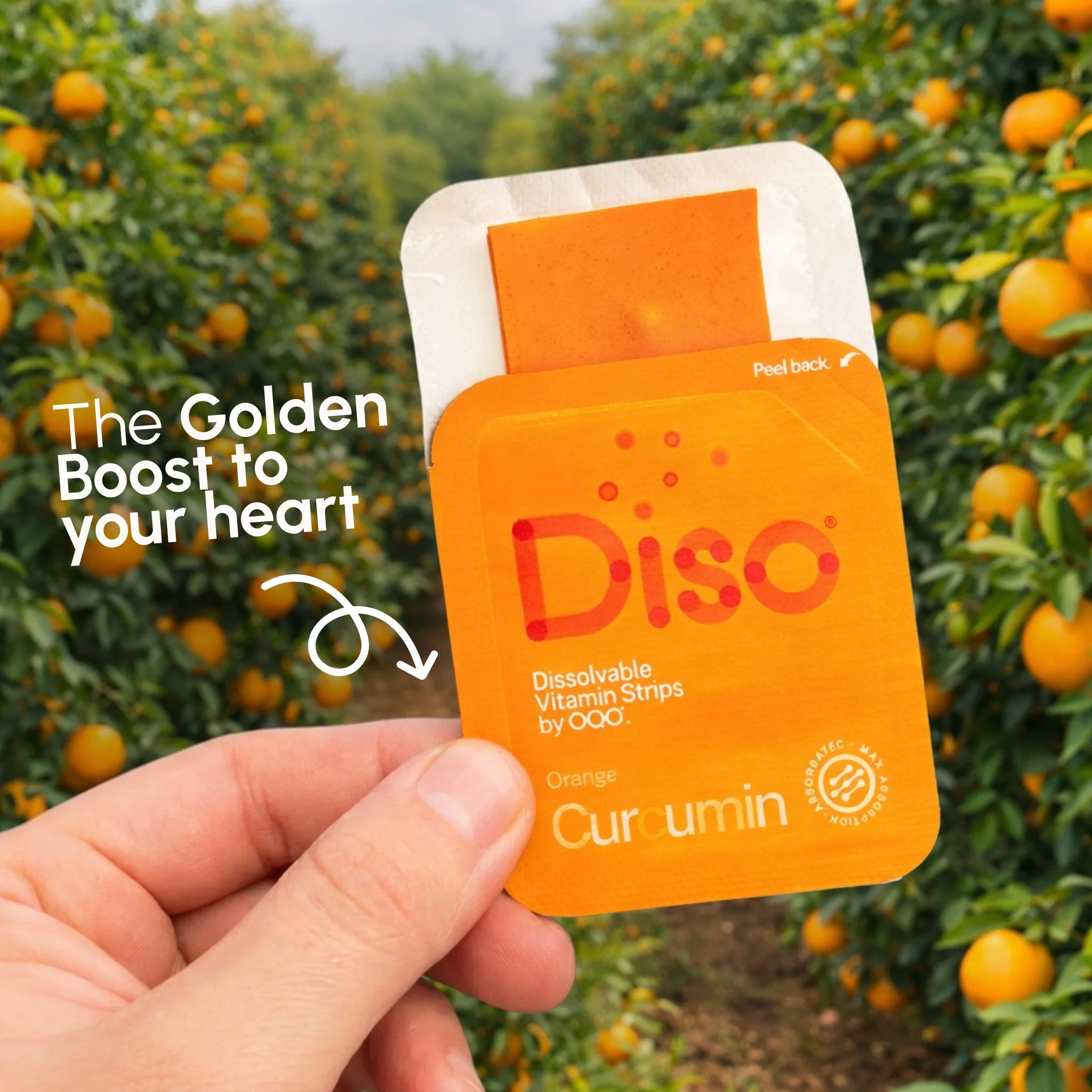 Diso® Dissolvable Strip Supplement | Curcumin