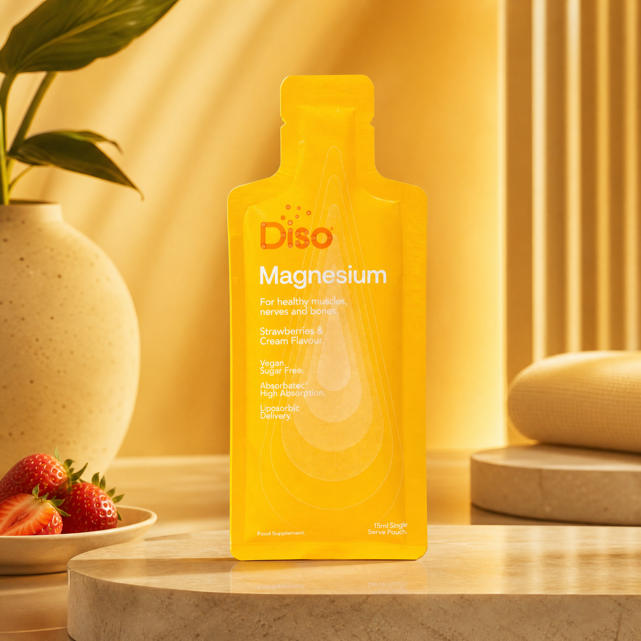 Diso® Lipo Magnesium Shot | Strawberry | Joints & Muscles