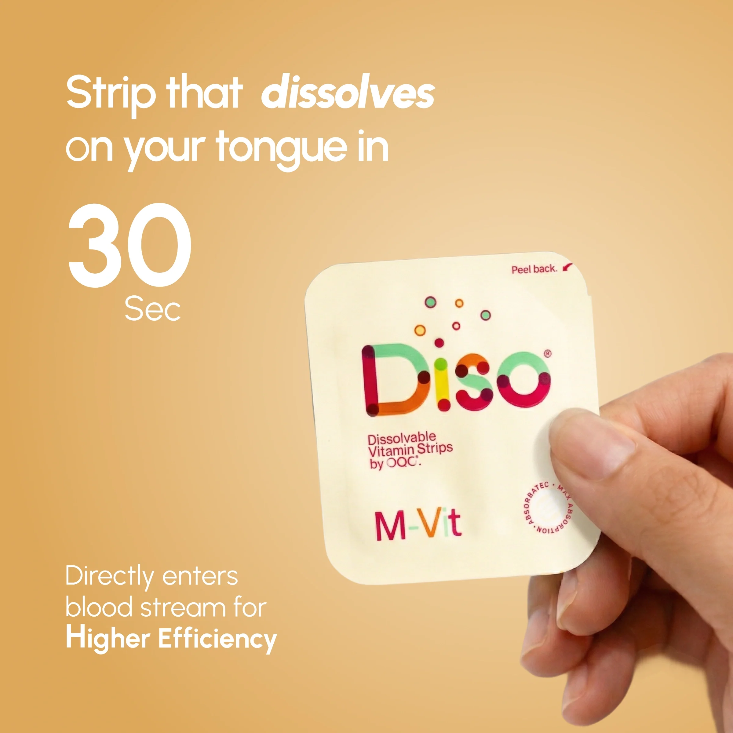 Diso® Dissolvable Strip Supplement | Multivitamin