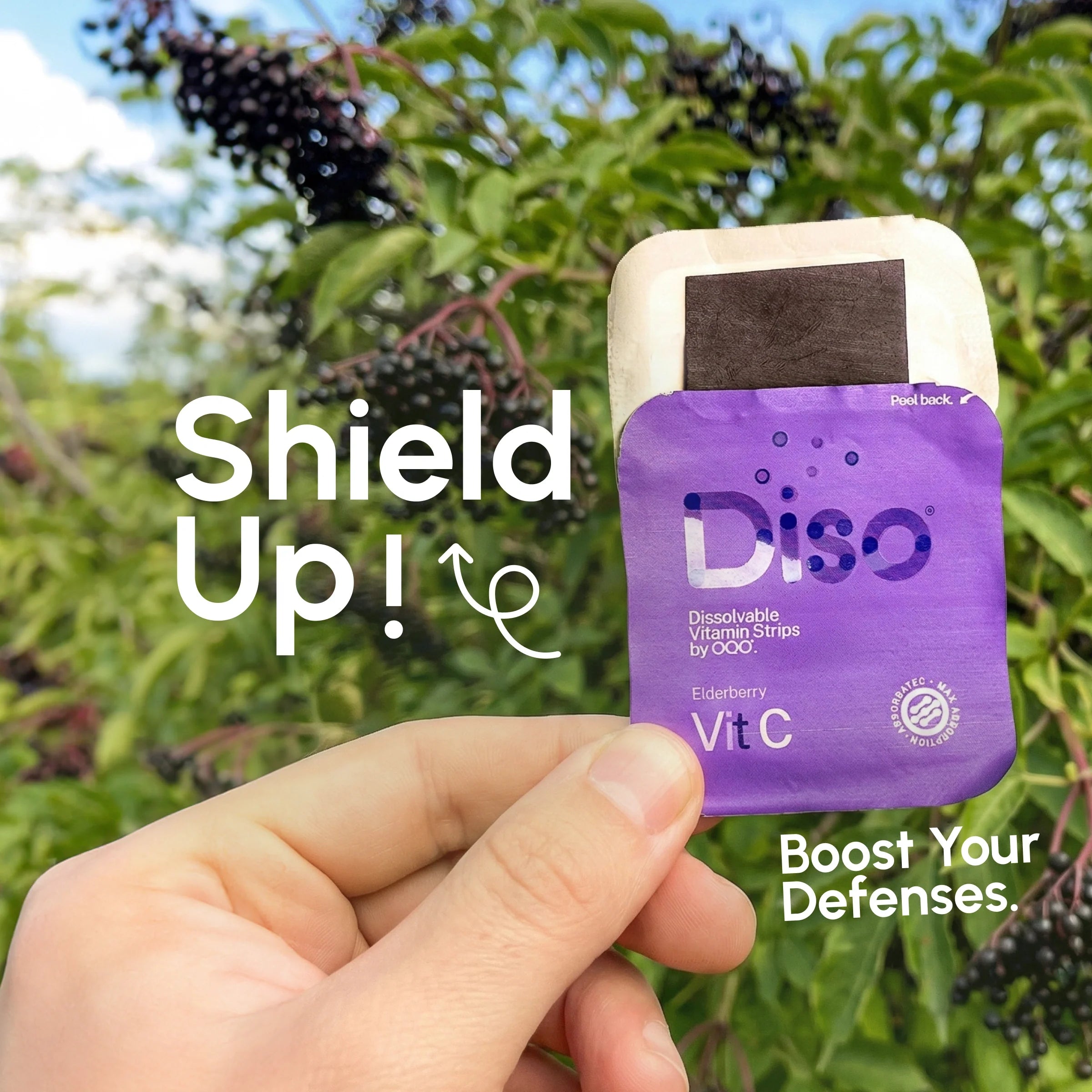 Diso® Dissolvable Strip Supplement | Vitamin C