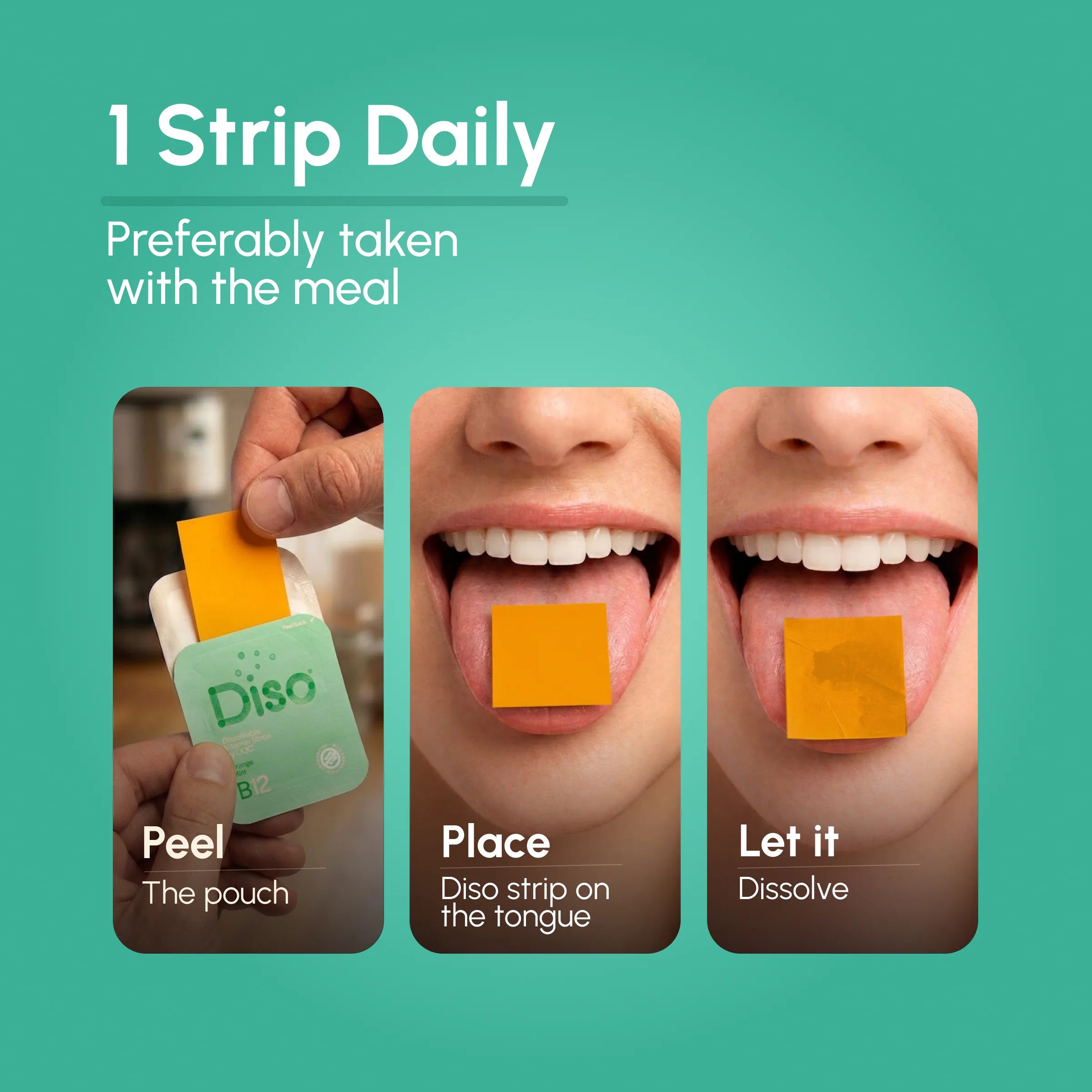 Diso® Dissolvable Strip Supplement | B12