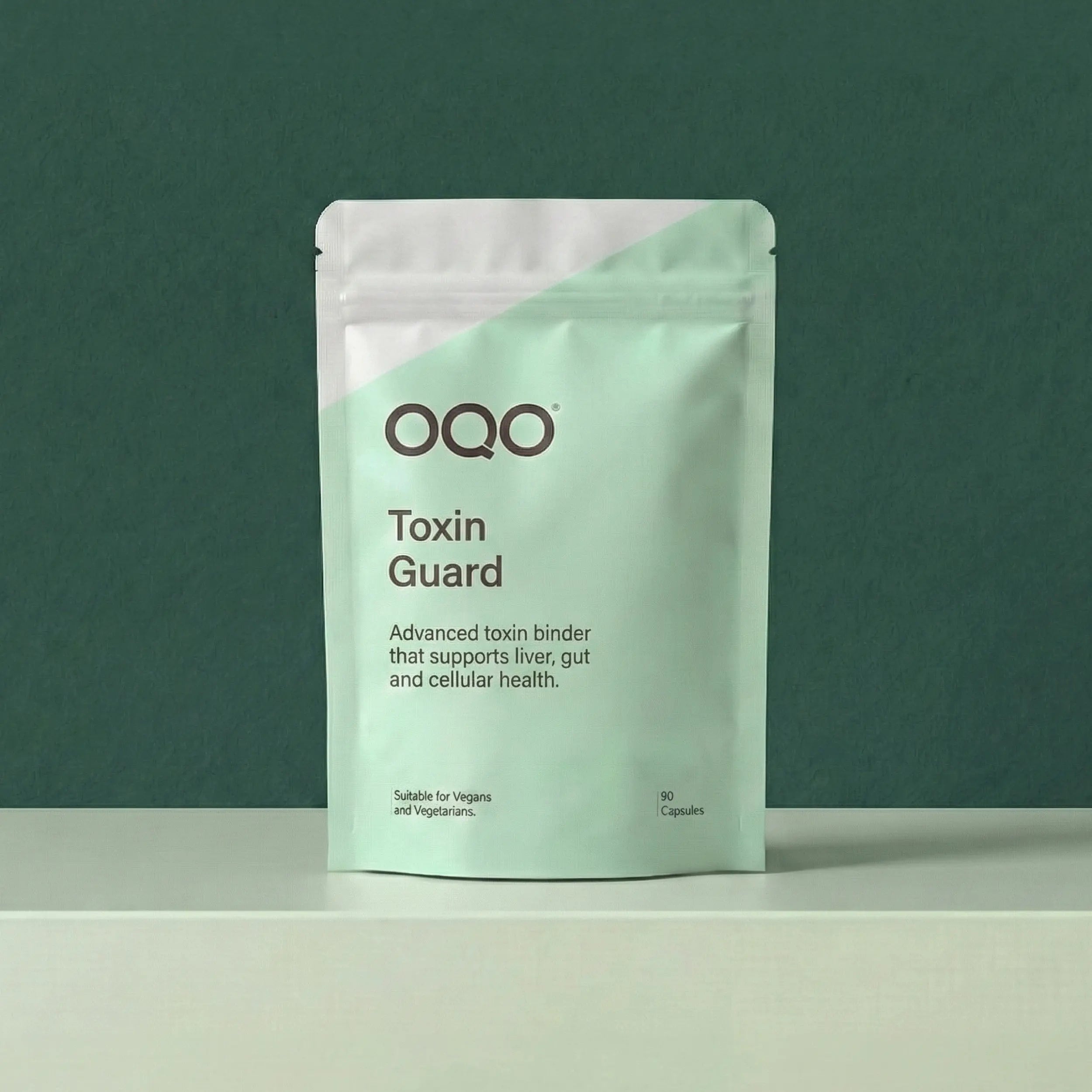 OQO® Toxin Binder | Detox & Gut Support | 90 Vegan Capsules