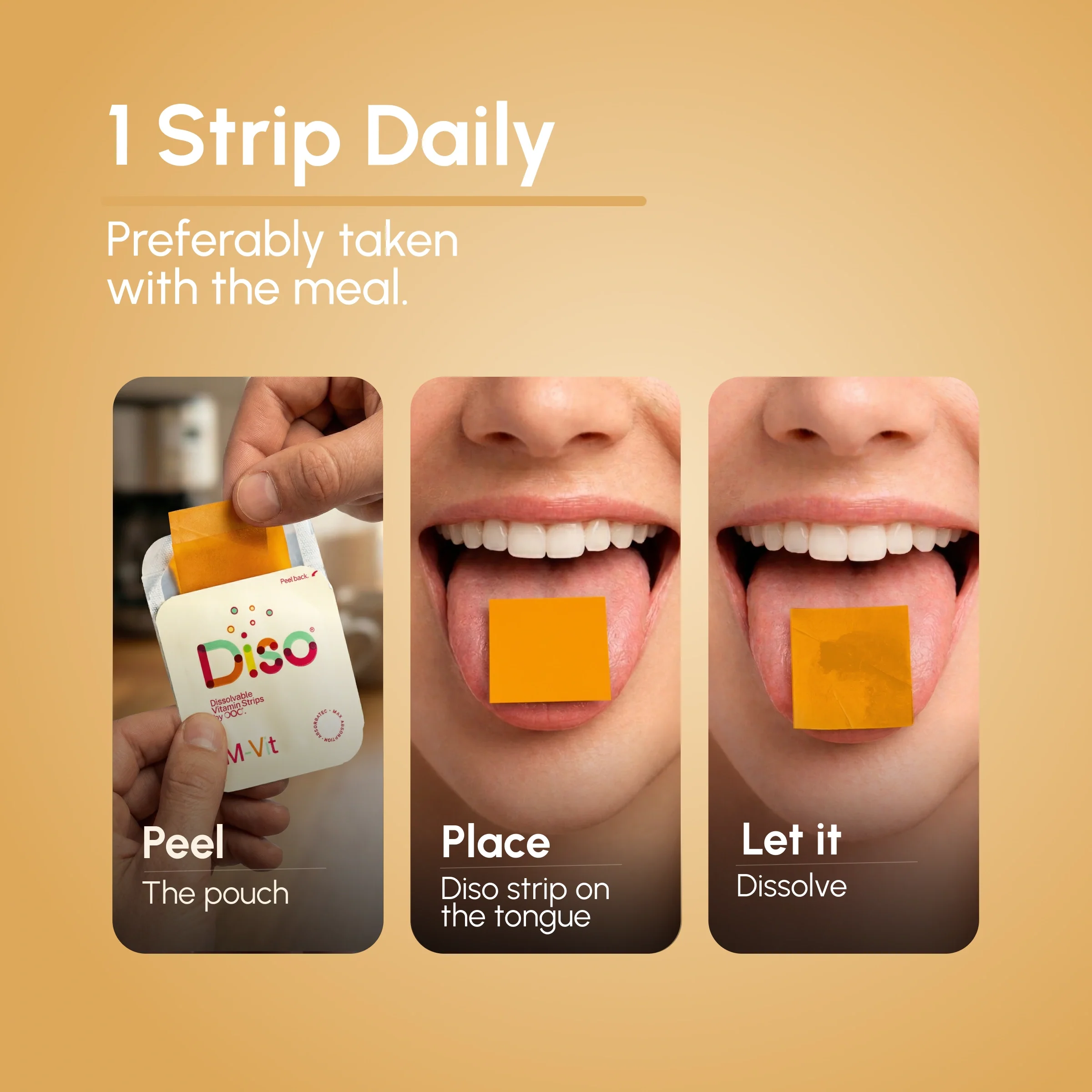 Diso® Dissolvable Strip Supplement | Multivitamin