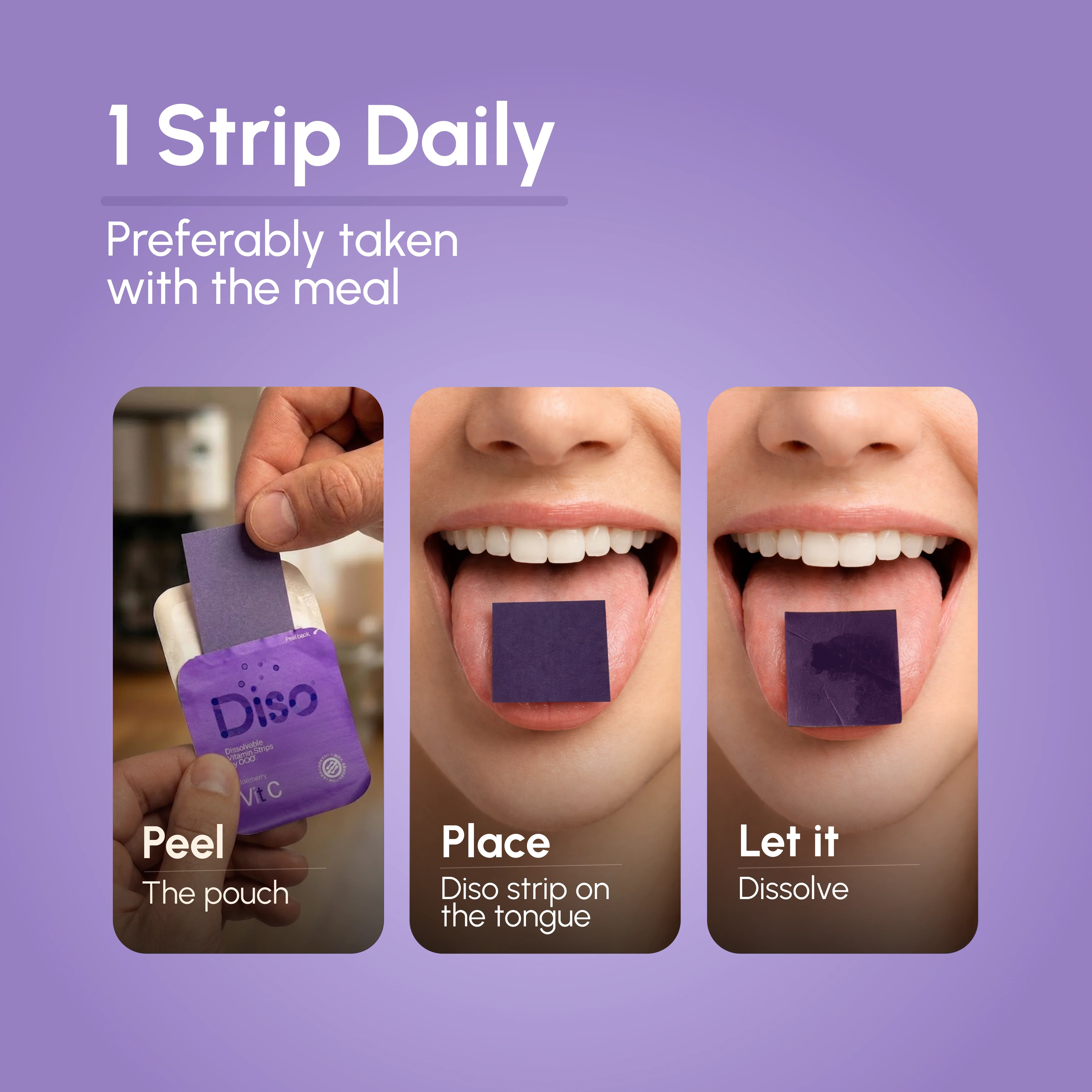 Diso® Dissolvable Strip Supplement | Vitamin C