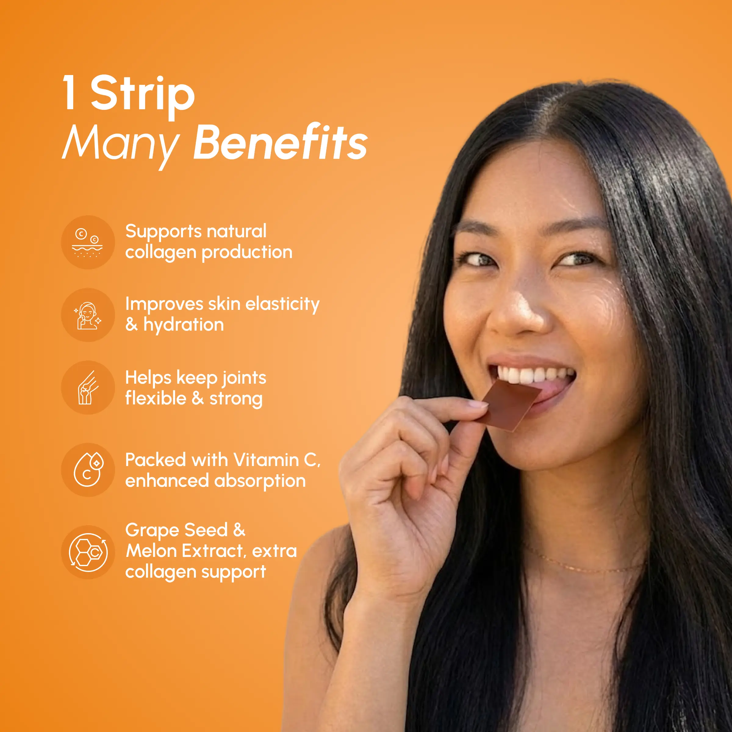 Diso® Dissolvable Strip Supplement | Collagen