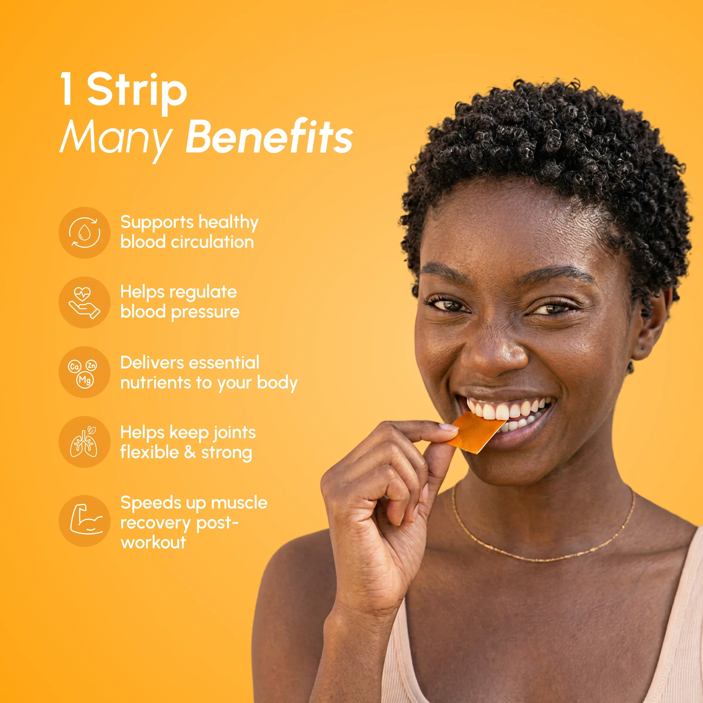 Diso® Dissolvable Strip Supplement | Curcumin