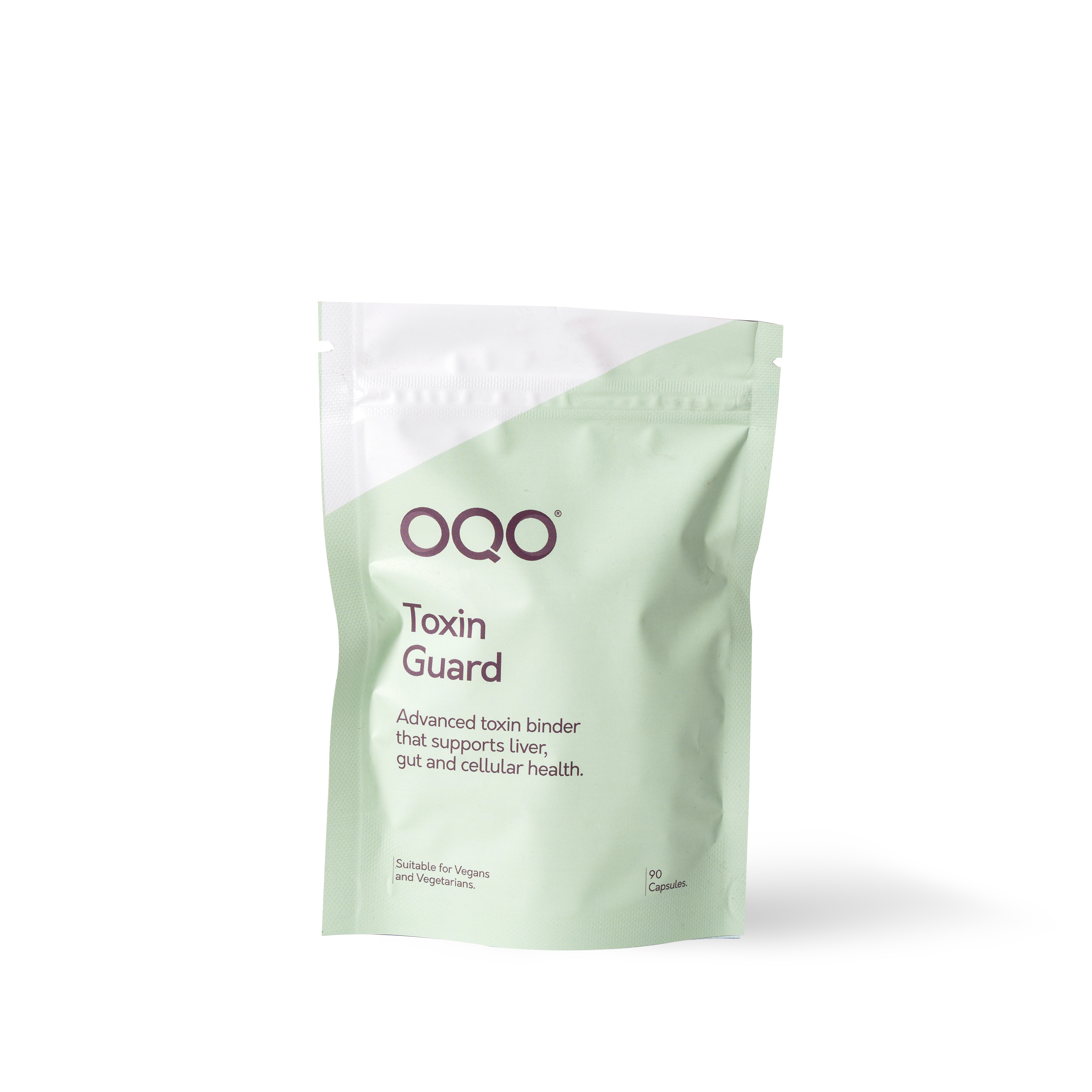 OQO® Toxin Binder | Detox & Gut Support | 90 Vegan Capsules