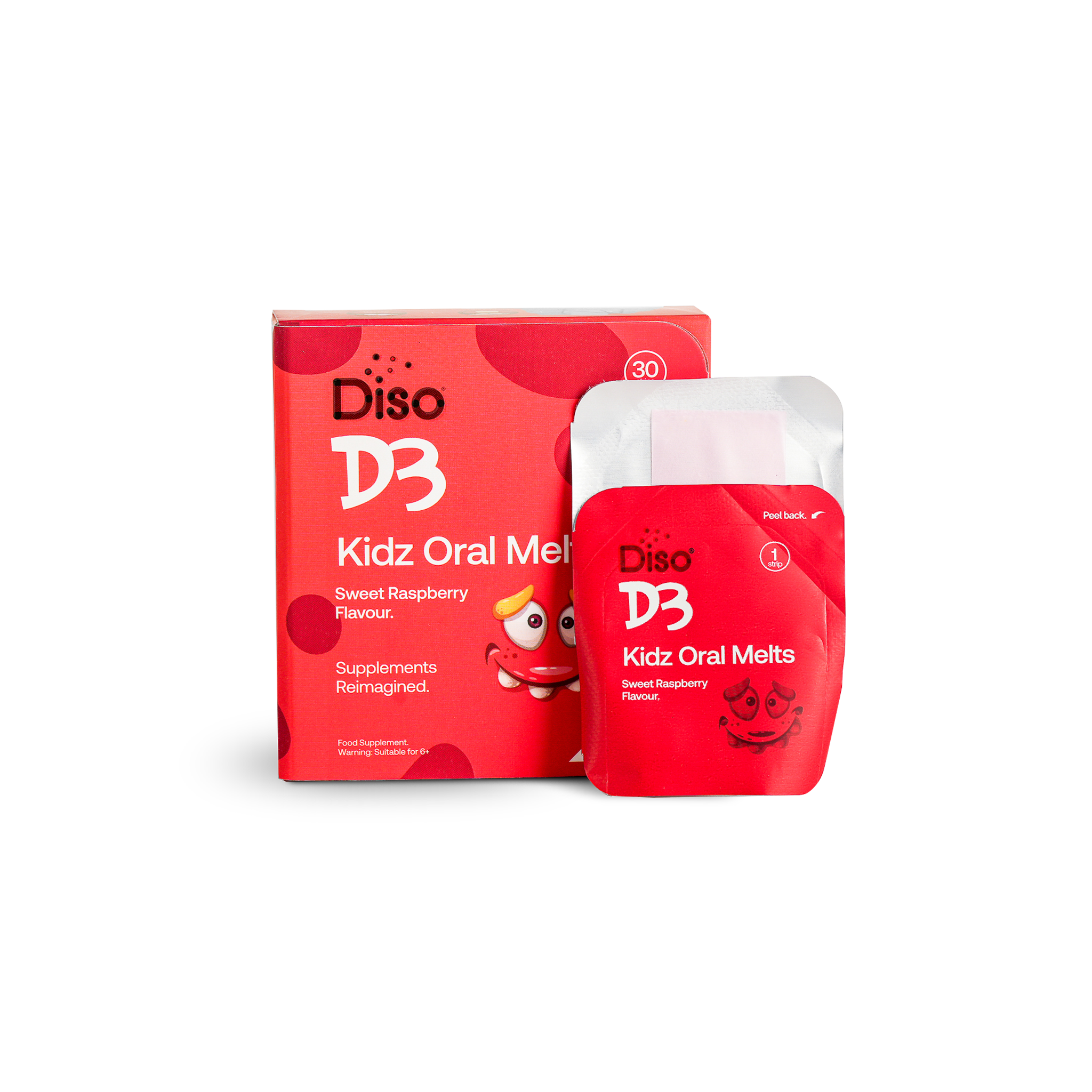 Diso® Kidz D3 Supplement | Raspberry | Strength