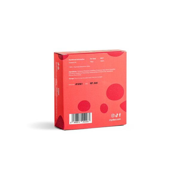 Diso® Kidz D3 Supplement | Raspberry | Strength