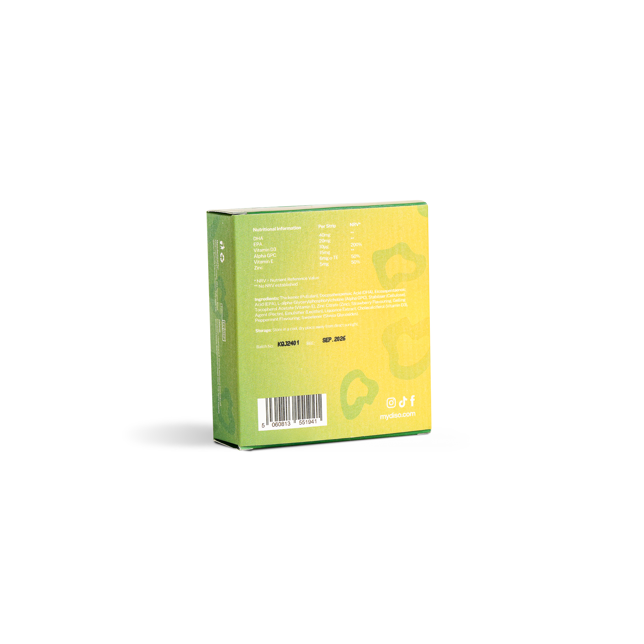 Diso® Kidz Omega 3 Strips