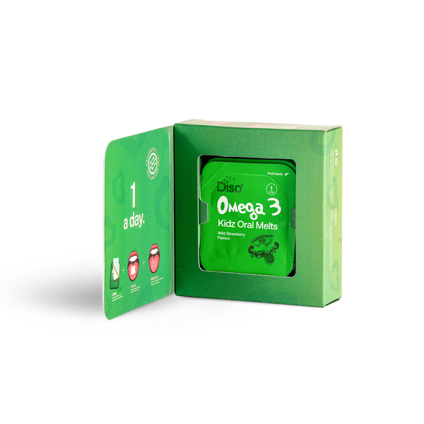 Diso® Kidz Omega 3 Supplement | Strawberry | Brain & Cognitive Development