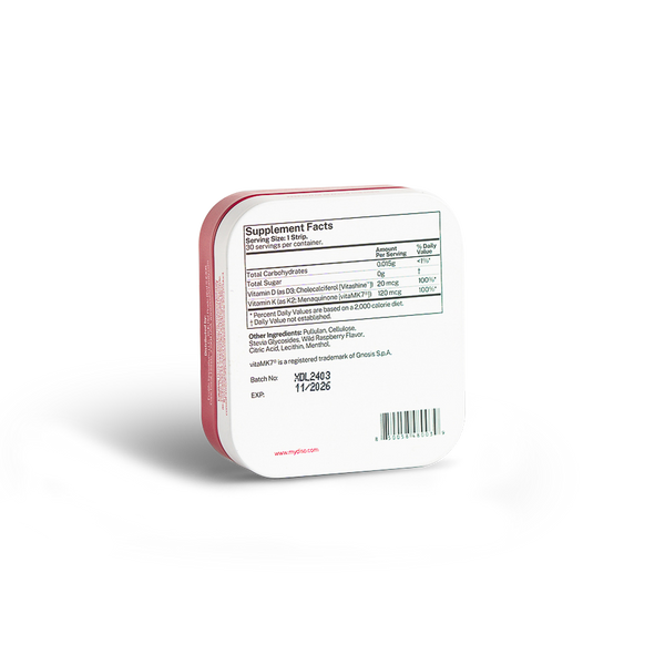 Diso® D3+K2 Supplement | Raspberry | Strength