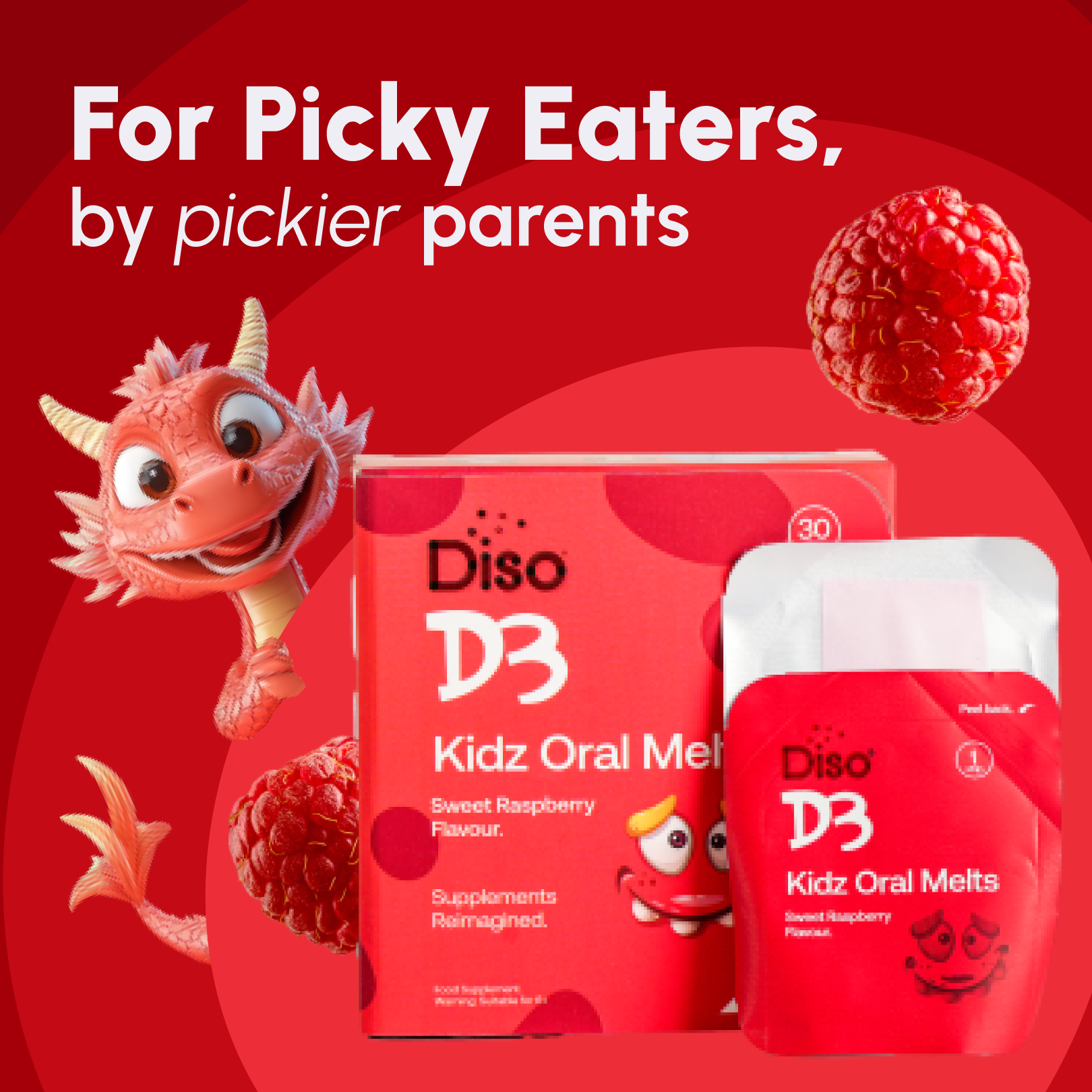 Diso® Kidz Vitamin D3 Kidz Strips