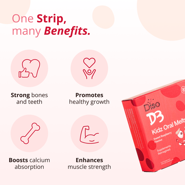 Diso® Kidz Vitamin D3 Kidz Strips