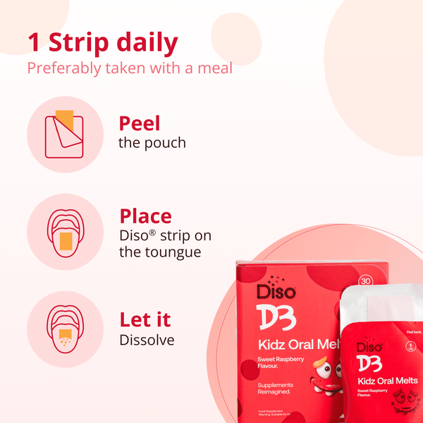 Diso® Kidz Vitamin D3 Kidz Strips