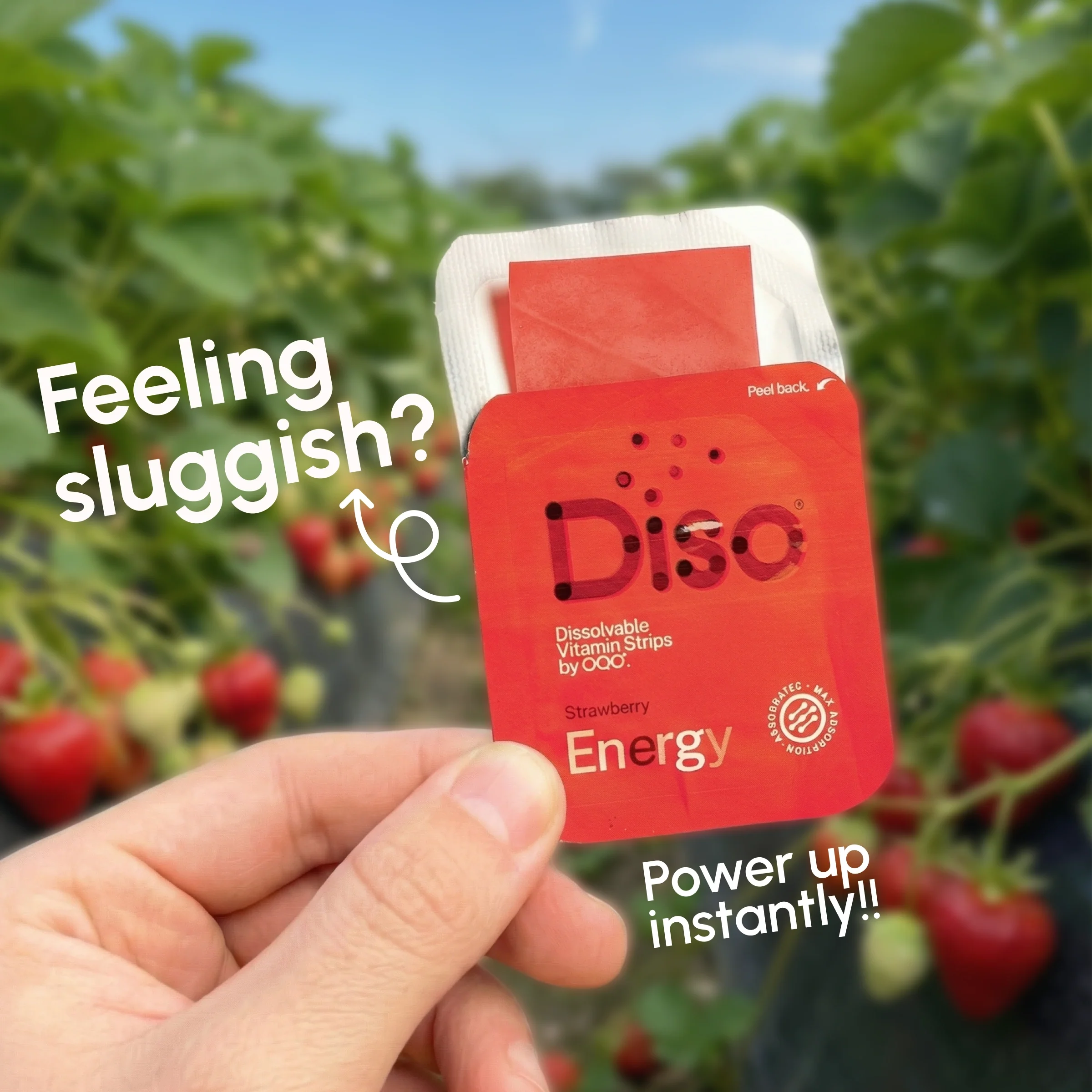 Diso® Dissolvable Strip Supplement | Energy