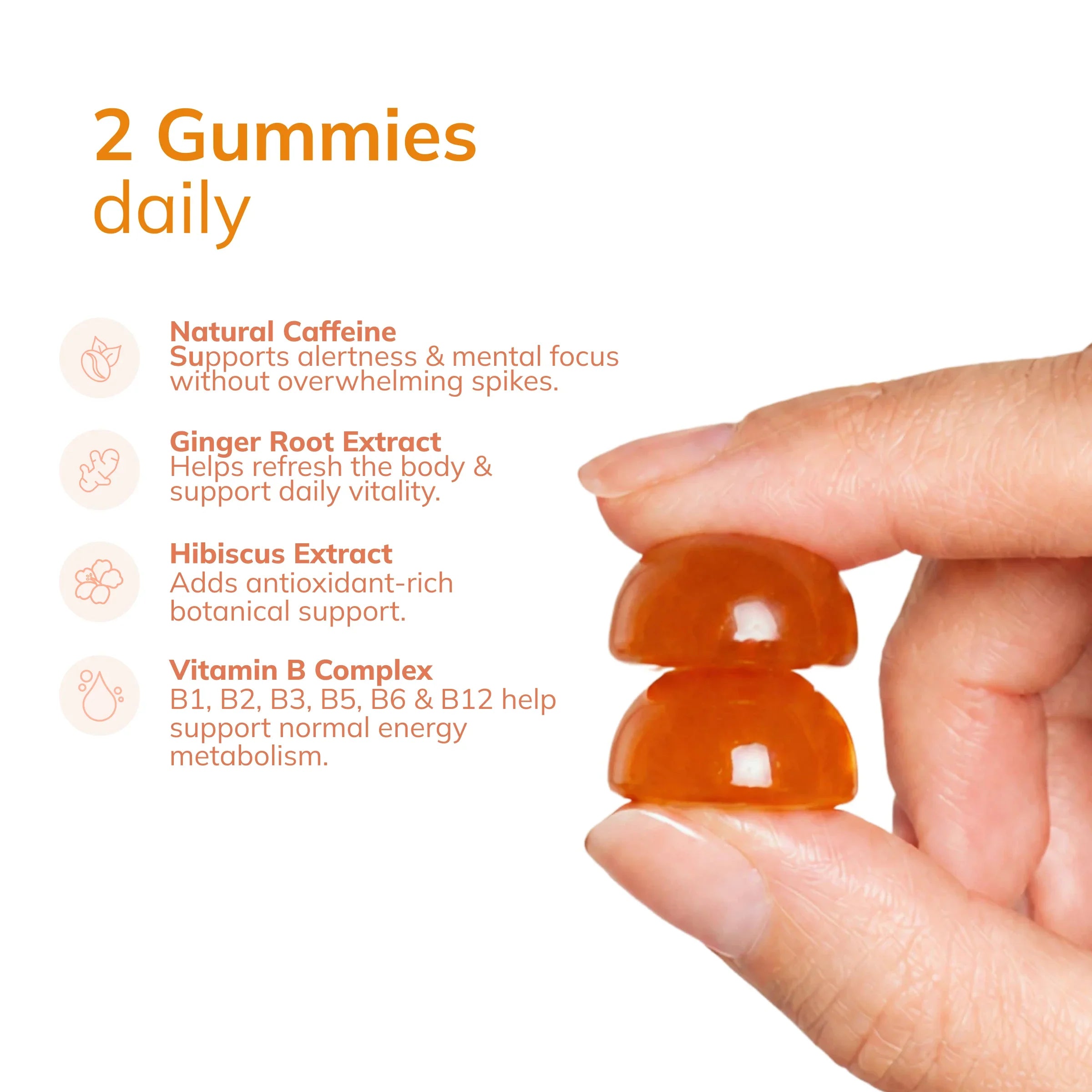 OQO® Energy Gummies | Focus & Alertness | Pineapple
