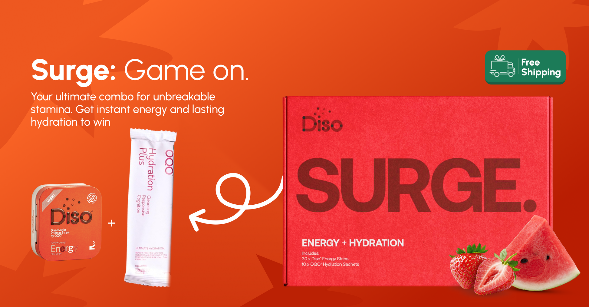 Diso® Surge Bundle | Energy Boost & Hydration Blends