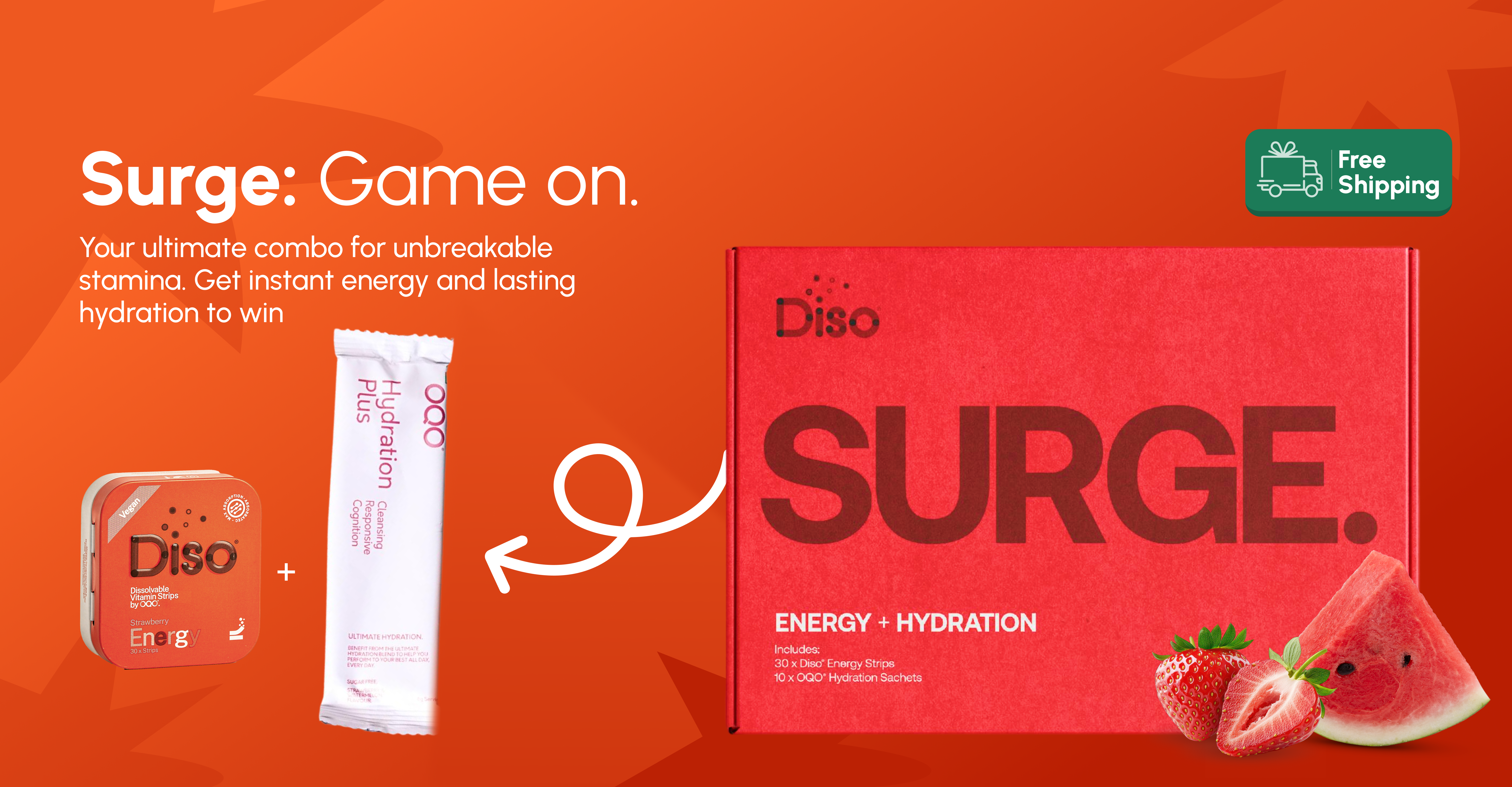 Diso® Surge Bundle | Energy Boost & Hydration Blends
