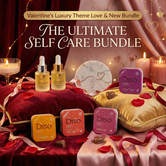 Diso® New Year Mega Reset Bundle | Energy Boost | Glowing Skin | Gut Health & Digestion | Sleep Support | 2 Serums Included