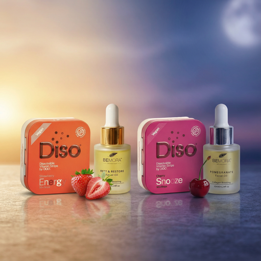 Diso® Ultimate AM/PM Bundle | Energy Boost | Glowing Skin | Sleep Support | 2 Serums Included
