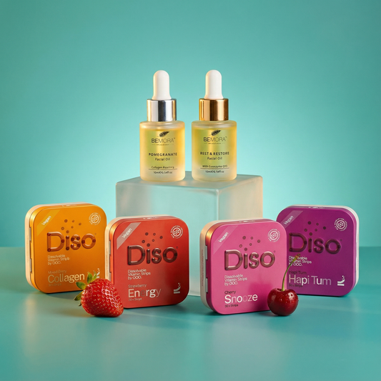 Diso® New Year Mega Reset Bundle | Energy Boost | Glowing Skin | Gut Health & Digestion | Sleep Support | 2 Serums Included