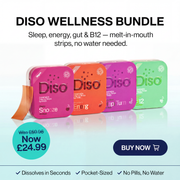 Diso Wellness Oral Strips Bundle – Sleep, Energy, Gut Health & Vitamin B12 | Dissolvable, No Water Needed