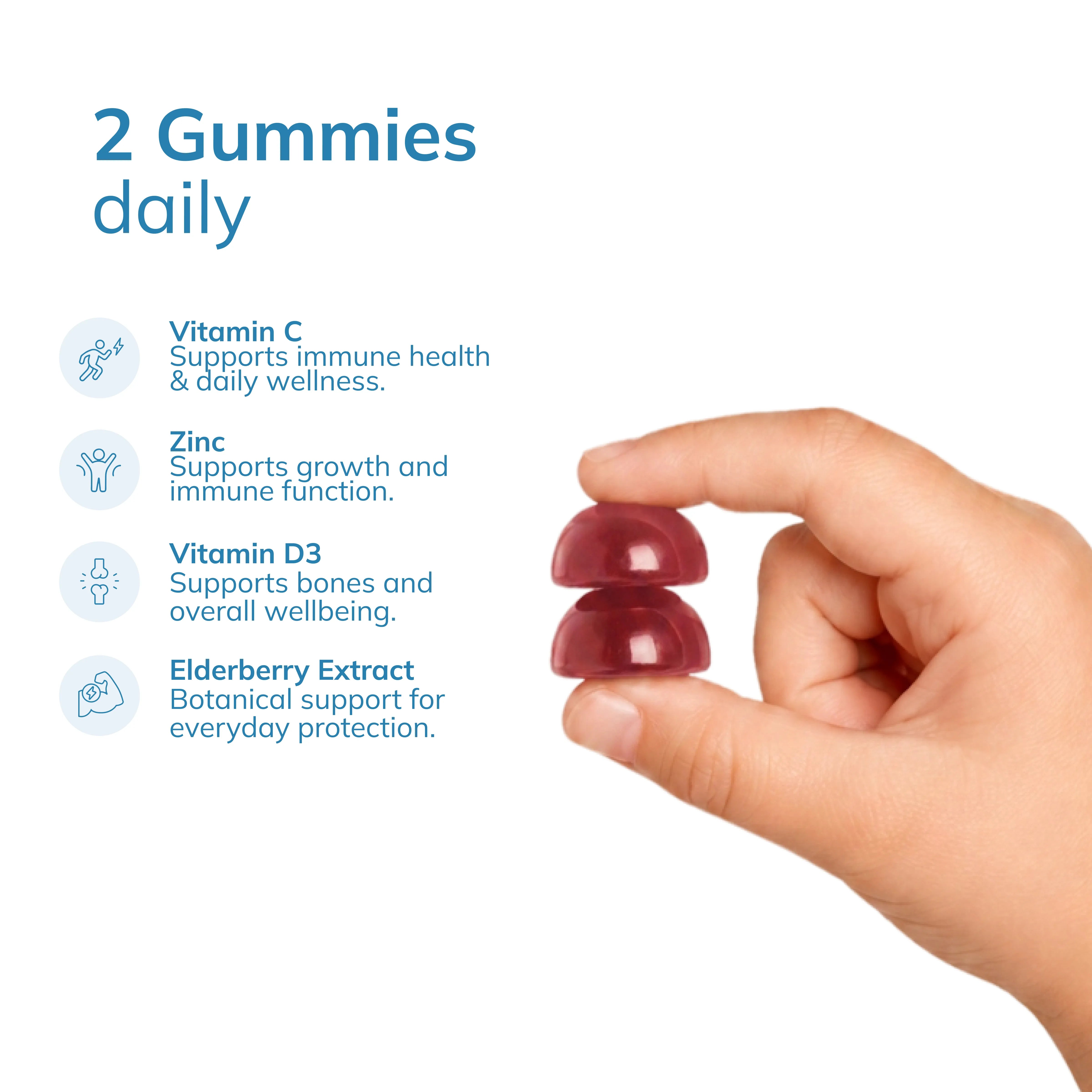 OQO® Kidz Immunity Gummies | Immunity | Orange