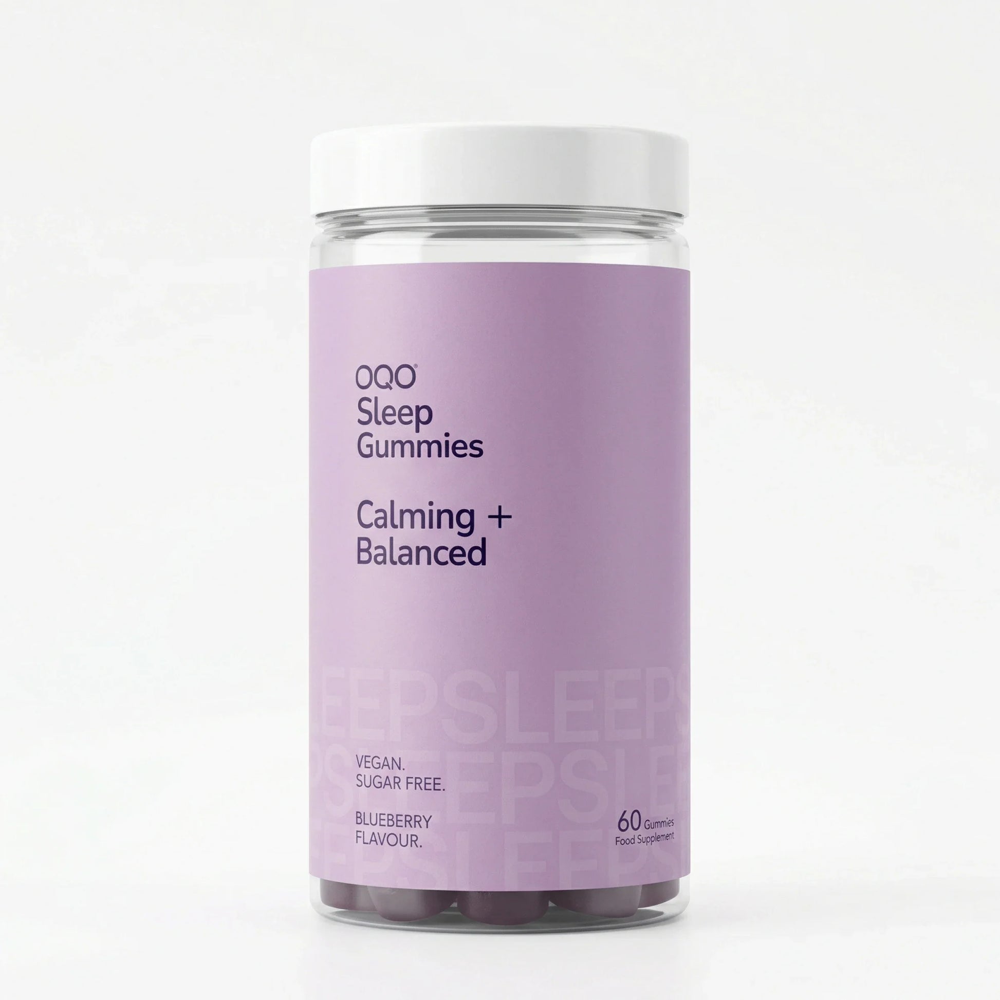 OQO® Sleep Gummies | Calming & Balanced | Blueberry