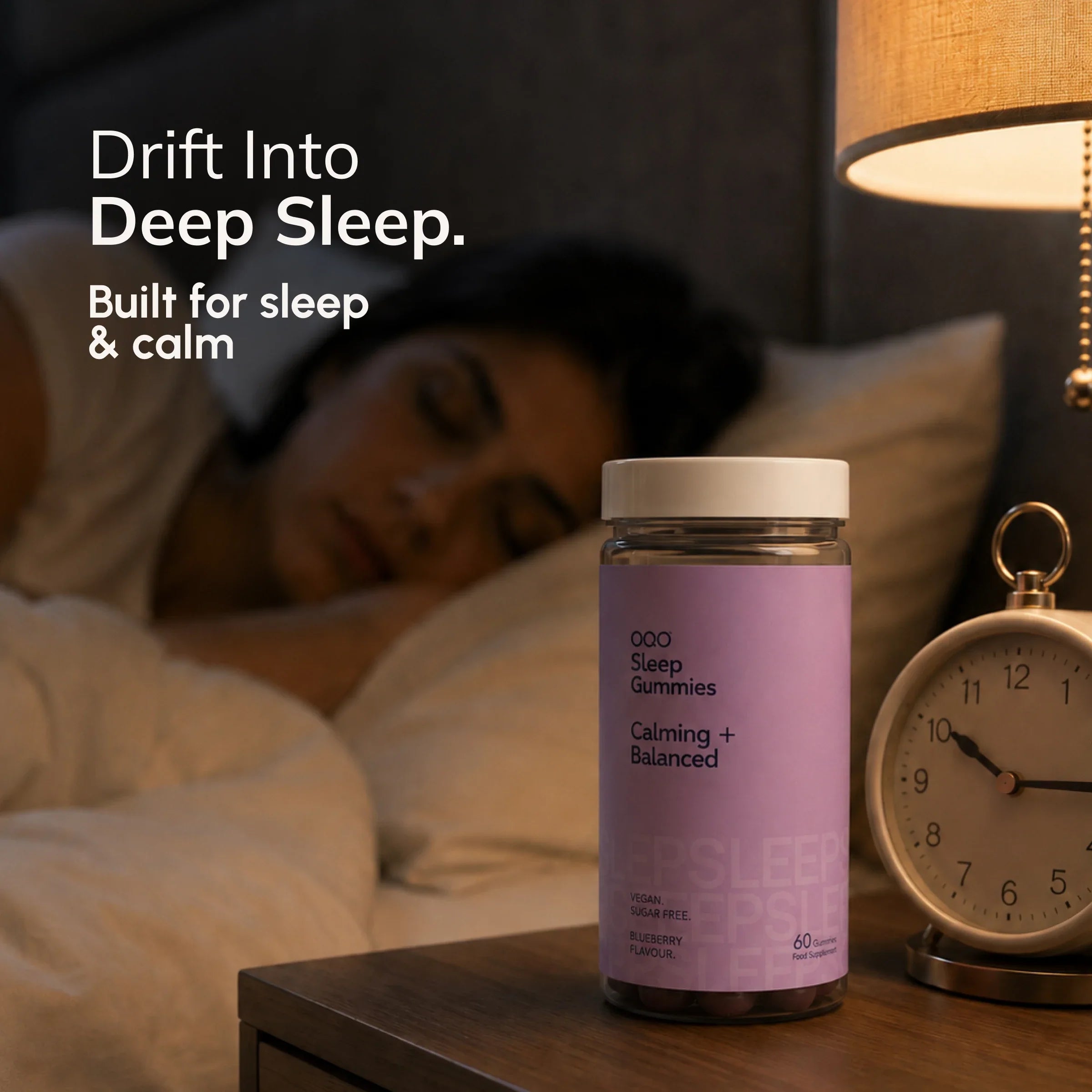 OQO® Sleep Gummies | Calming & Balanced | Blueberry