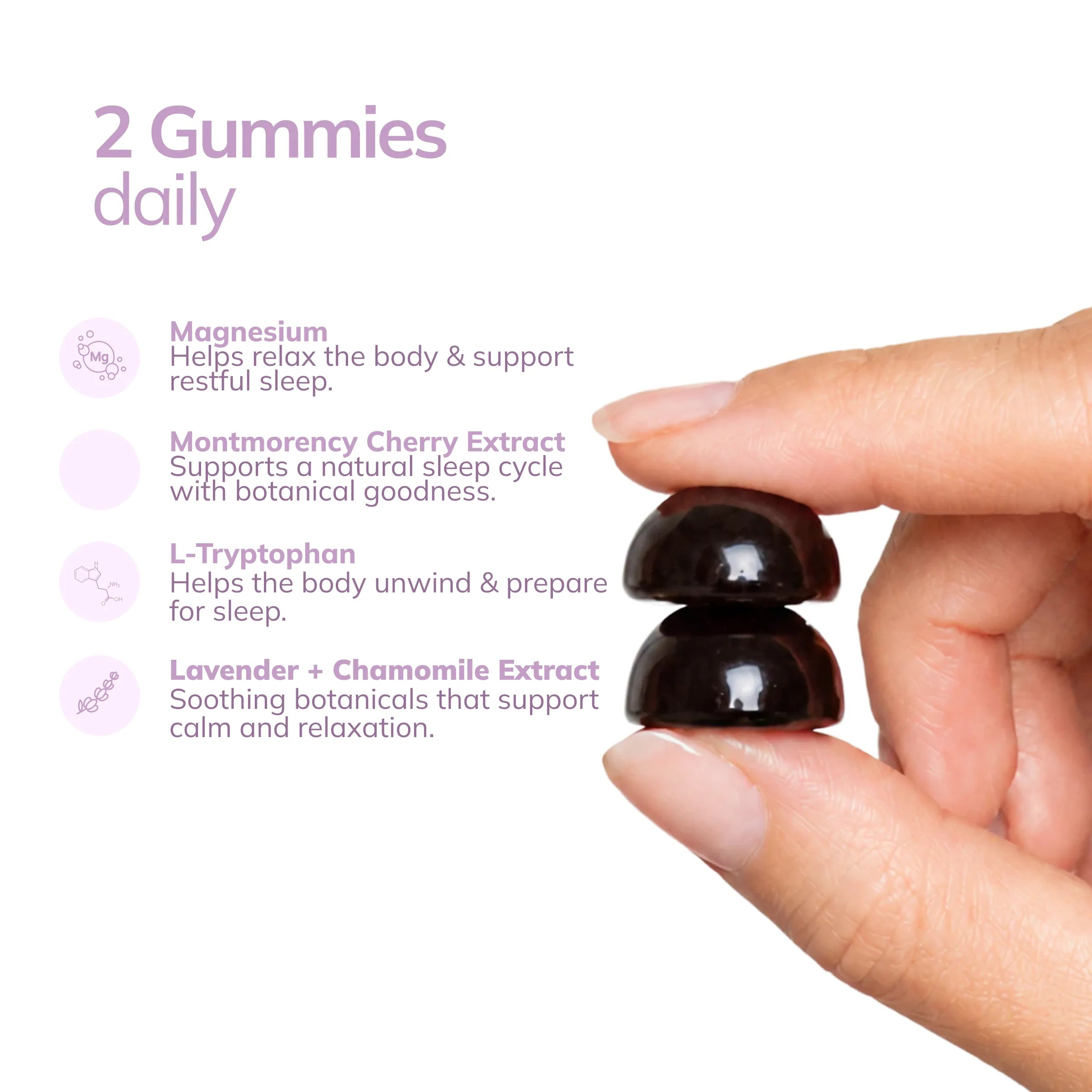 OQO® Sleep Gummies | Calming & Balanced | Blueberry