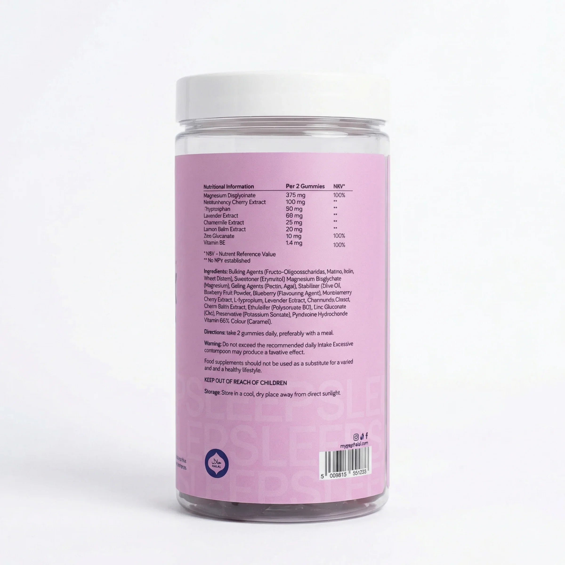 OQO® Sleep Gummies | Calming & Balanced | Blueberry