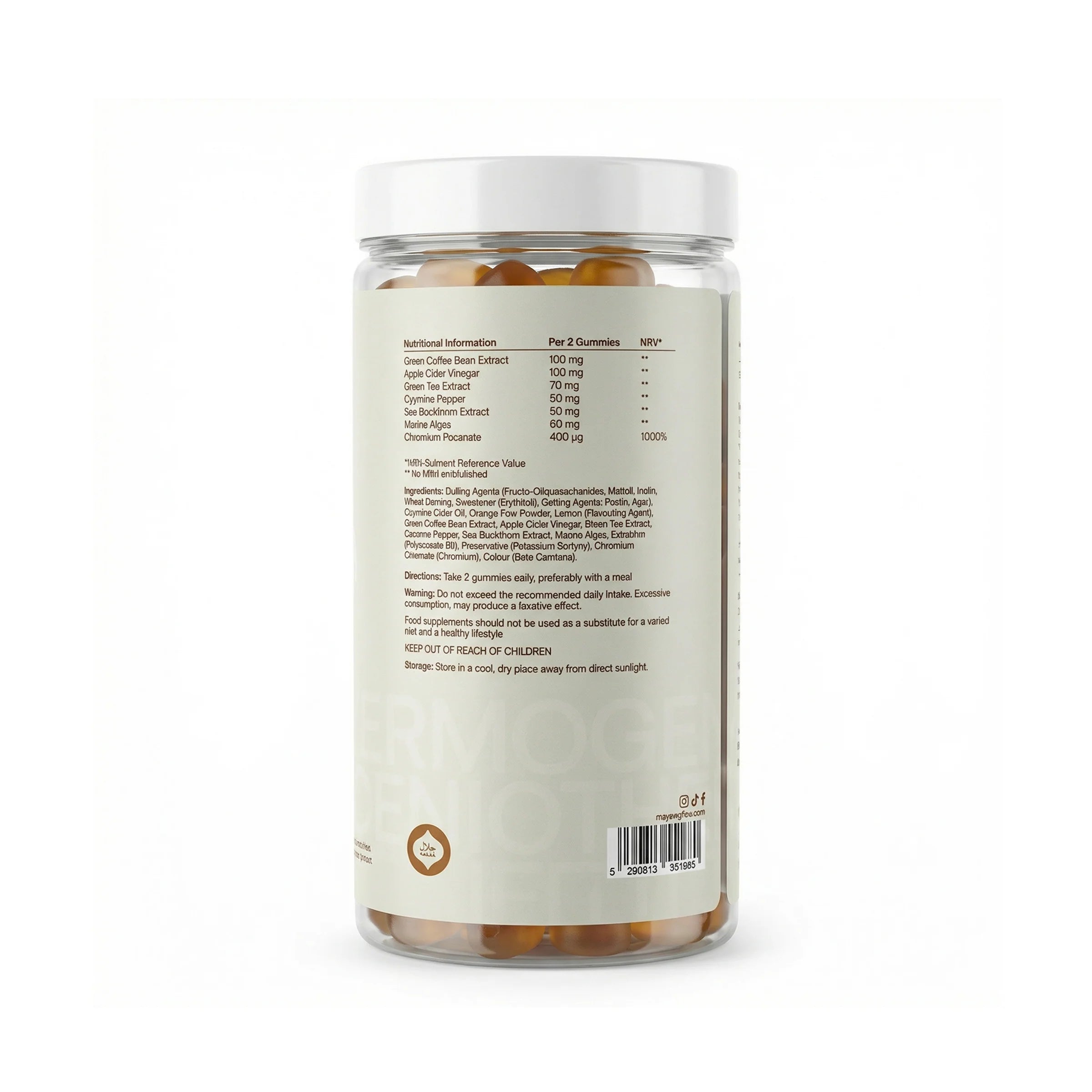 OQO® Thermogenic Gummies | Weight Management | Lemon