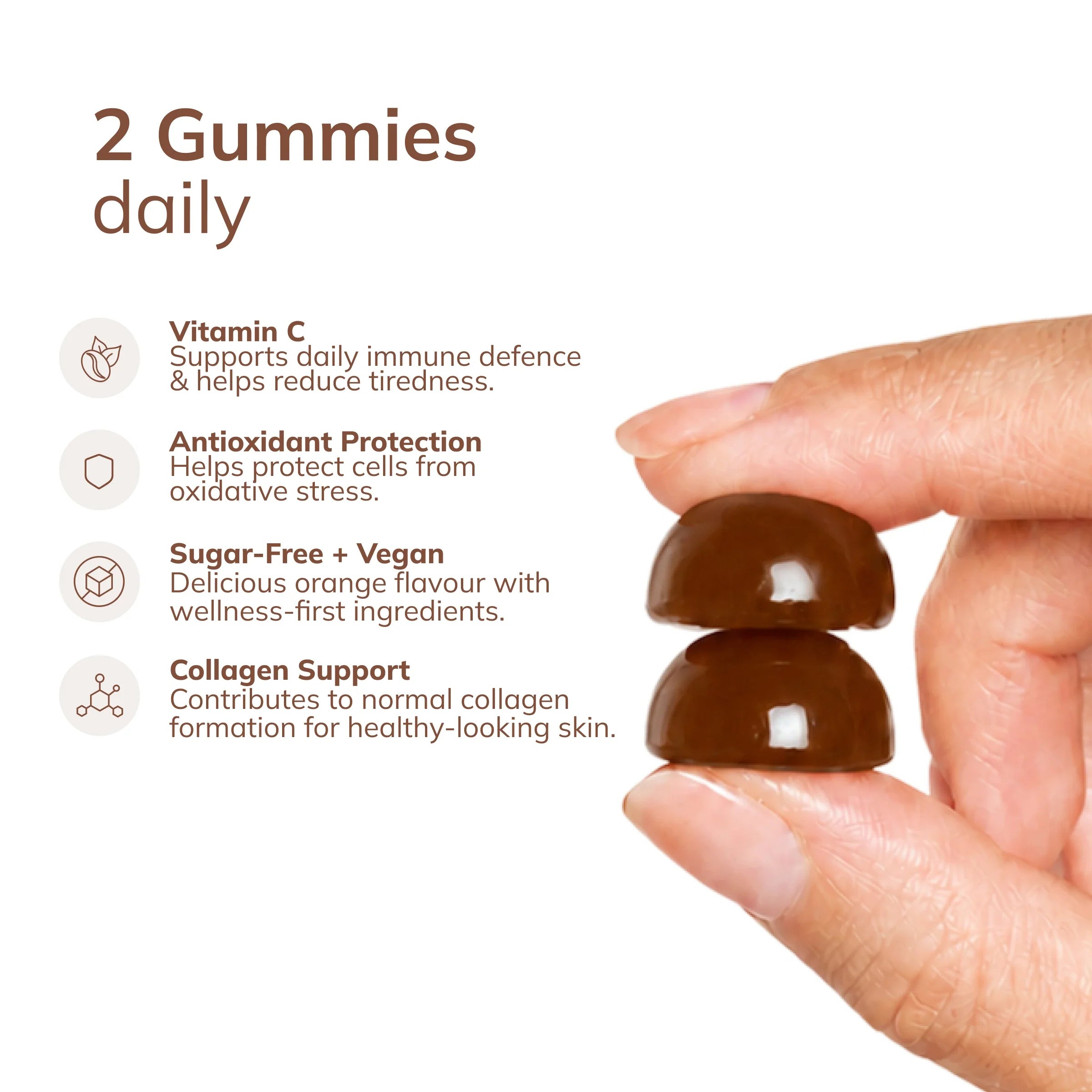 OQO® Vitamin C Gummies | Wellness & Vitality | Orange
