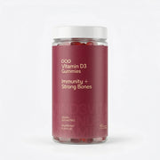 OQO® Vitamin D3 Gummies | Immunity & Strong Bones | Raspberry