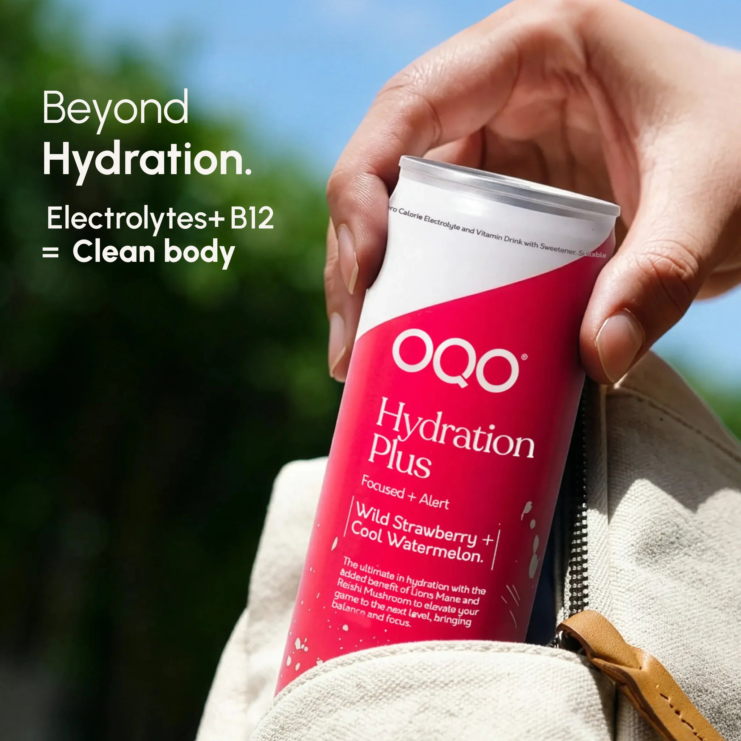 OQO® Hydration Plus Drink | Electrolyte & Hydration | Strawberry & Watermelon