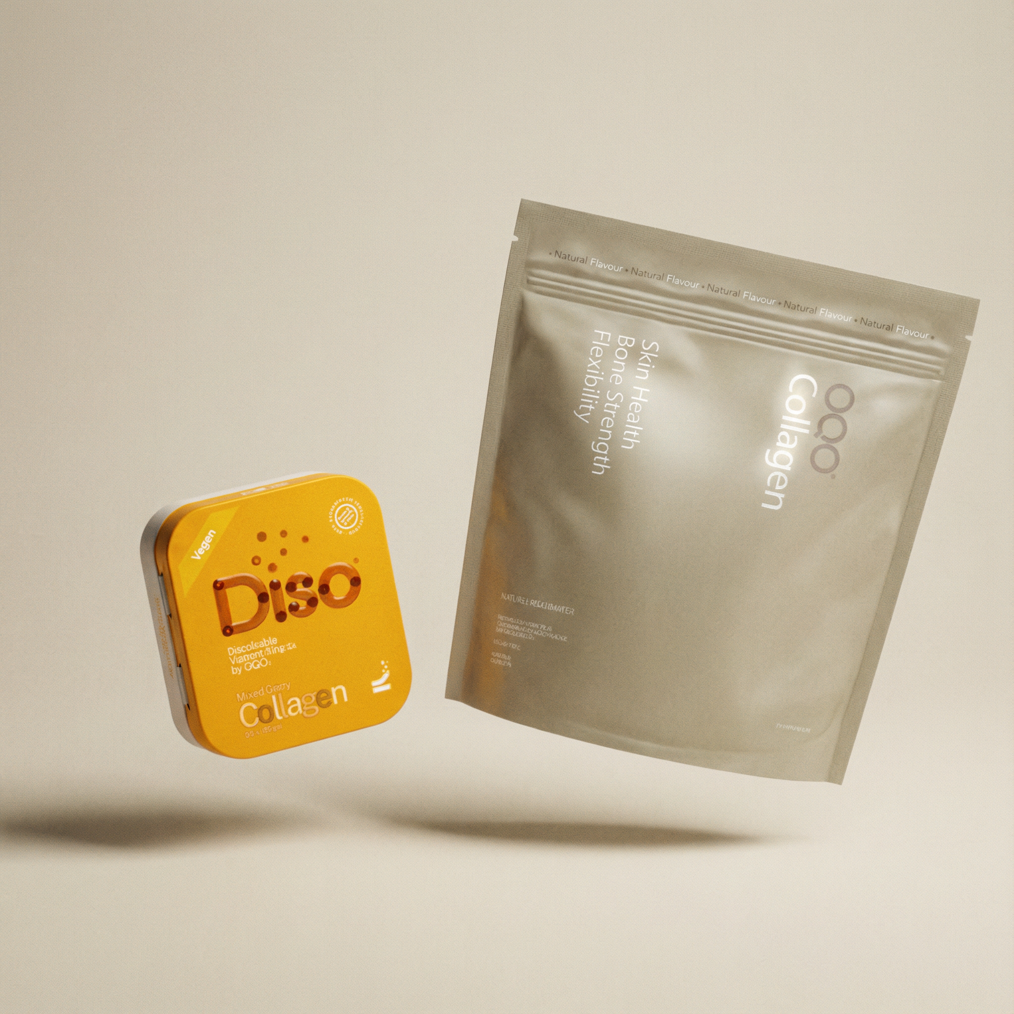 DISO® OQO® Collagen Duo Bundle | Glowing Skin & Strong Bones